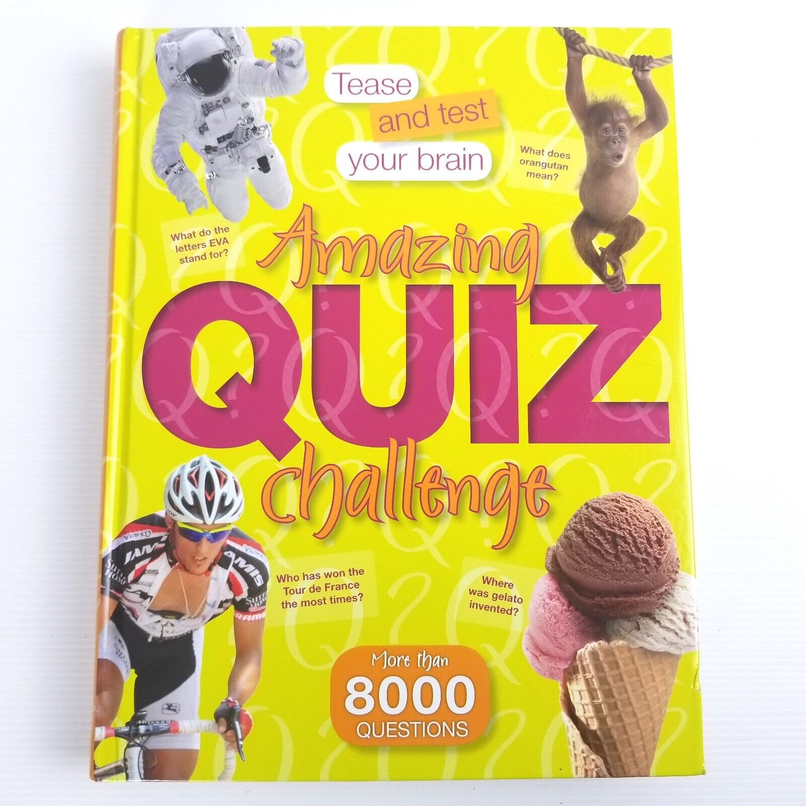 Amazing Quiz Challenge: More than 8000 Questions (Hardcover, 2012) Trivia Brain