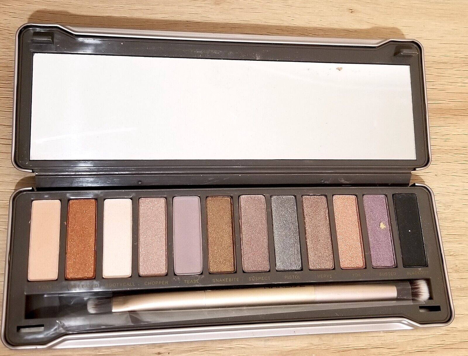 12-Shade Eyeshadow Palette Nude Beige Purple Tones Smokey Eye Glitter Matte 2nd