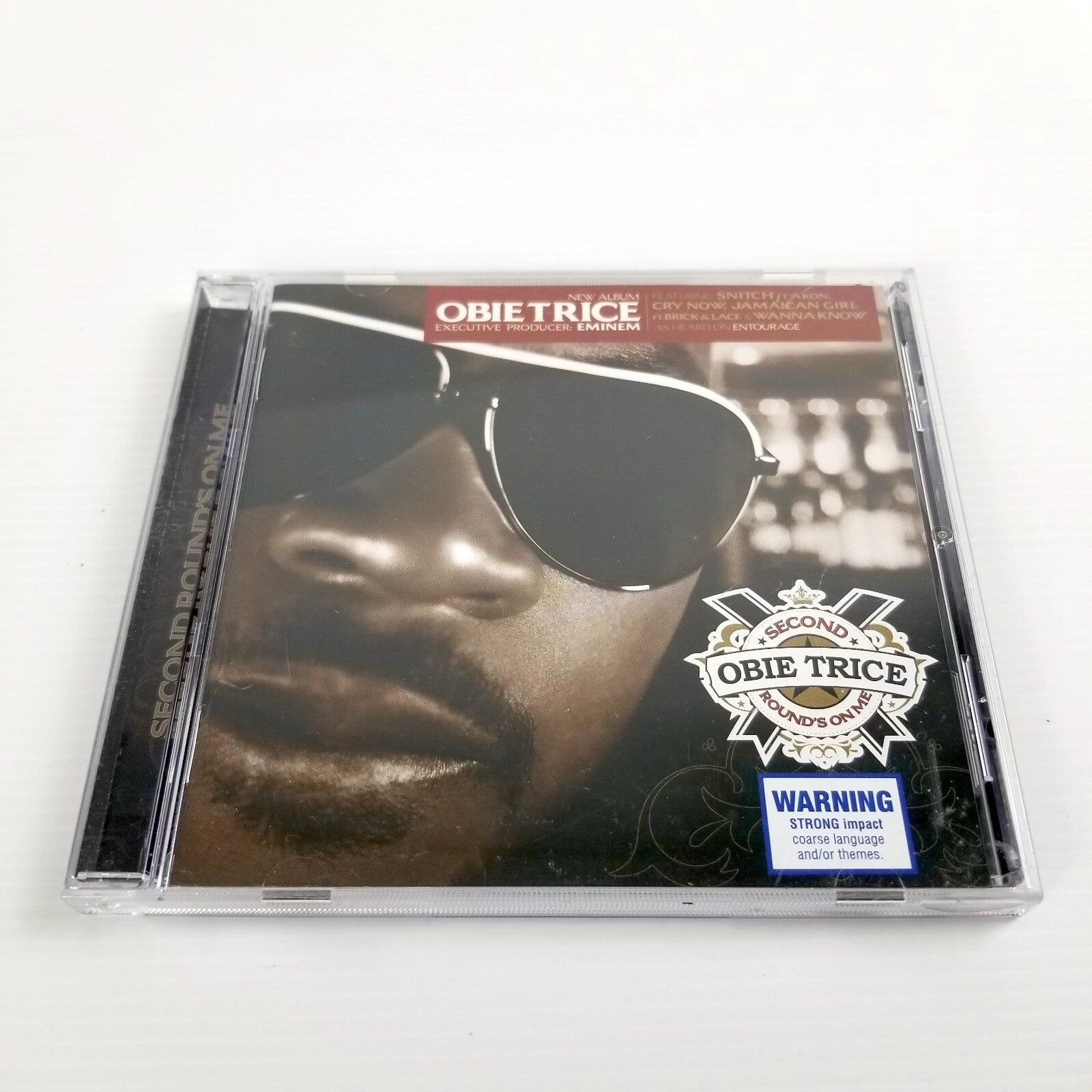 Second Round's on Me by Obie Trice (CD, 2006) Shady Hip Hop R&B Rap Music Y2K