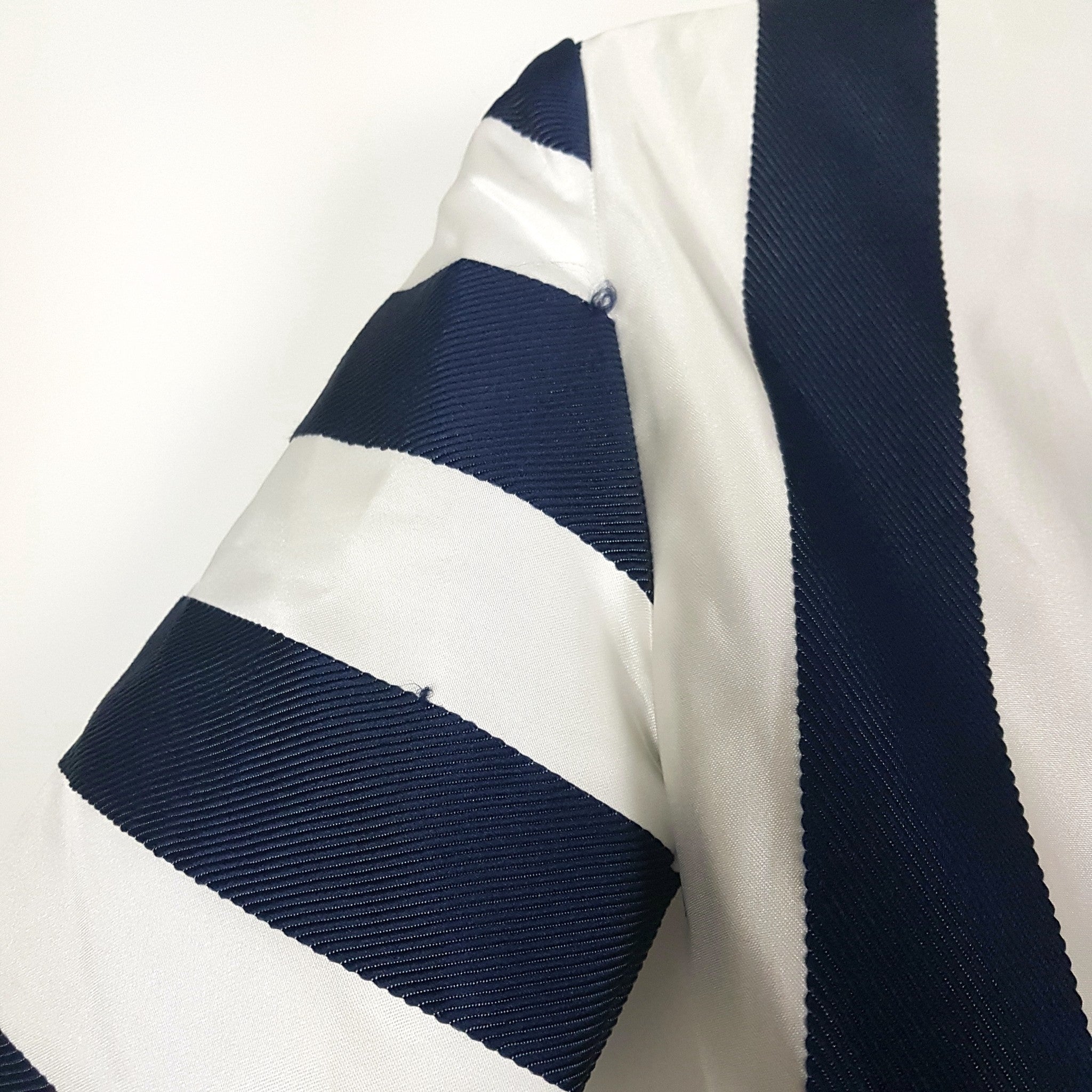 Topshop Blue White Striped Sheath Mini Dress Short Sleeve Workwear Party Club
