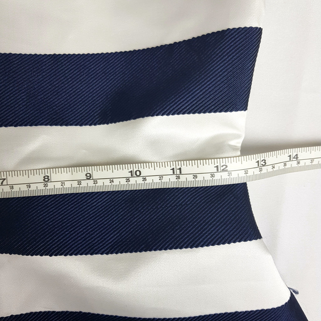 Topshop Blue White Striped Sheath Mini Dress Short Sleeve Workwear Party Club