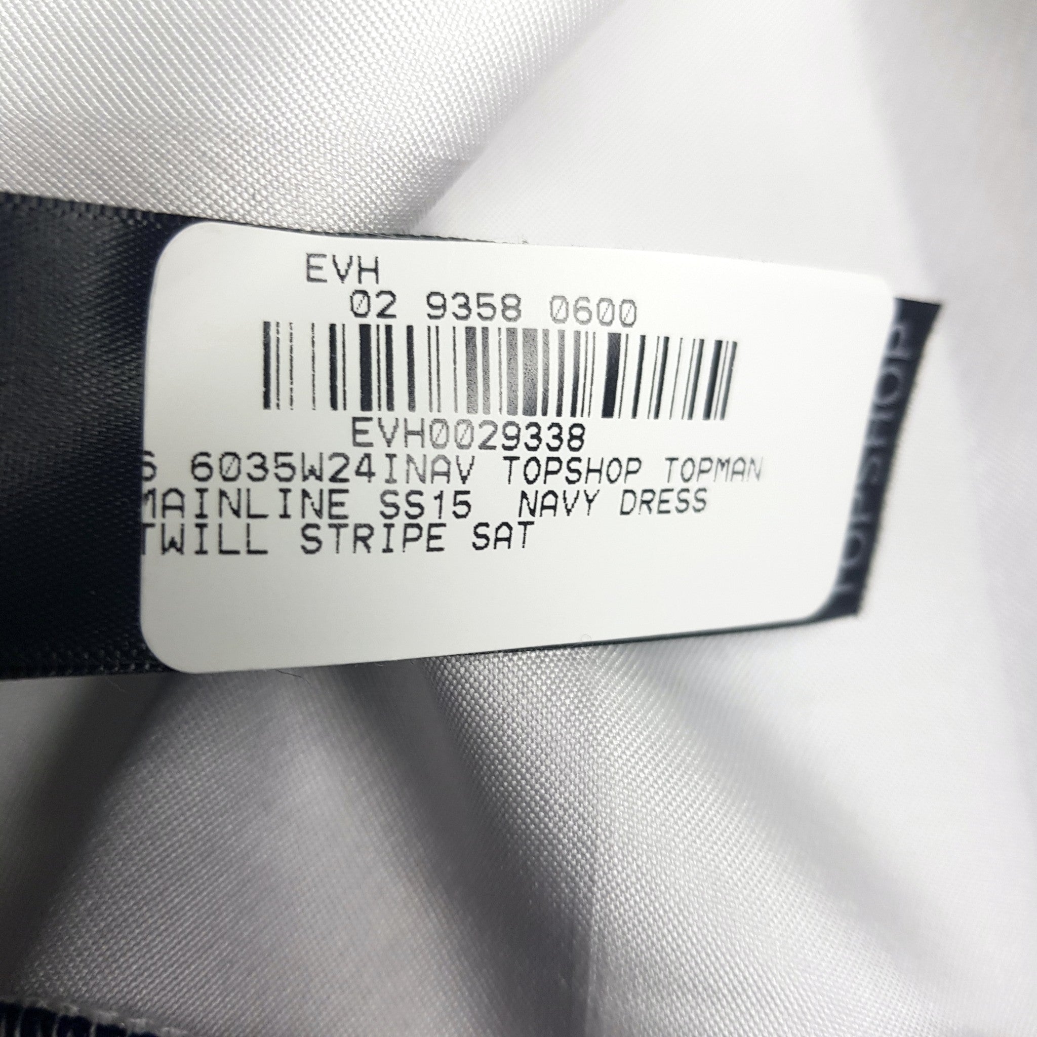 Topshop Blue White Striped Sheath Mini Dress Short Sleeve Workwear Party Club