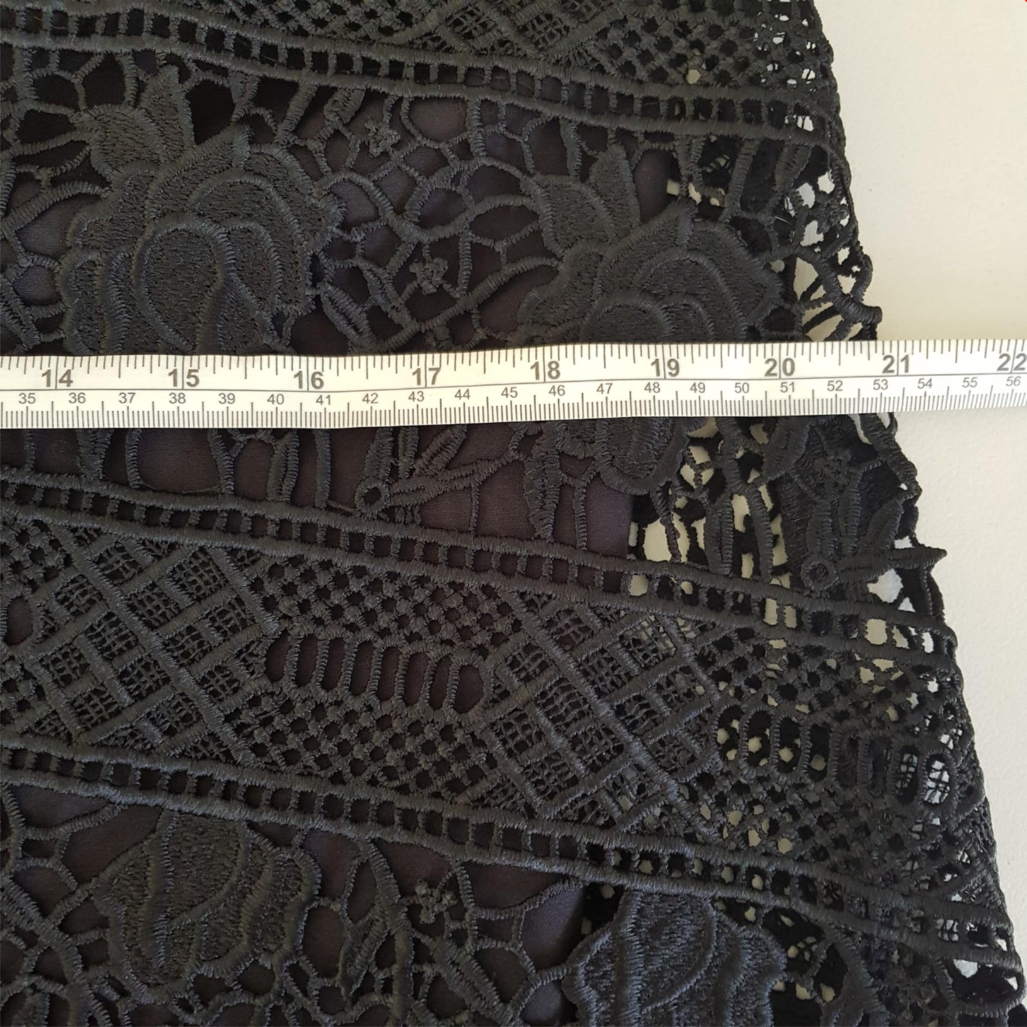 Forever New Veronica Lace Dress Black Formal Party Midi Size 8 S NWT RRP $179.99