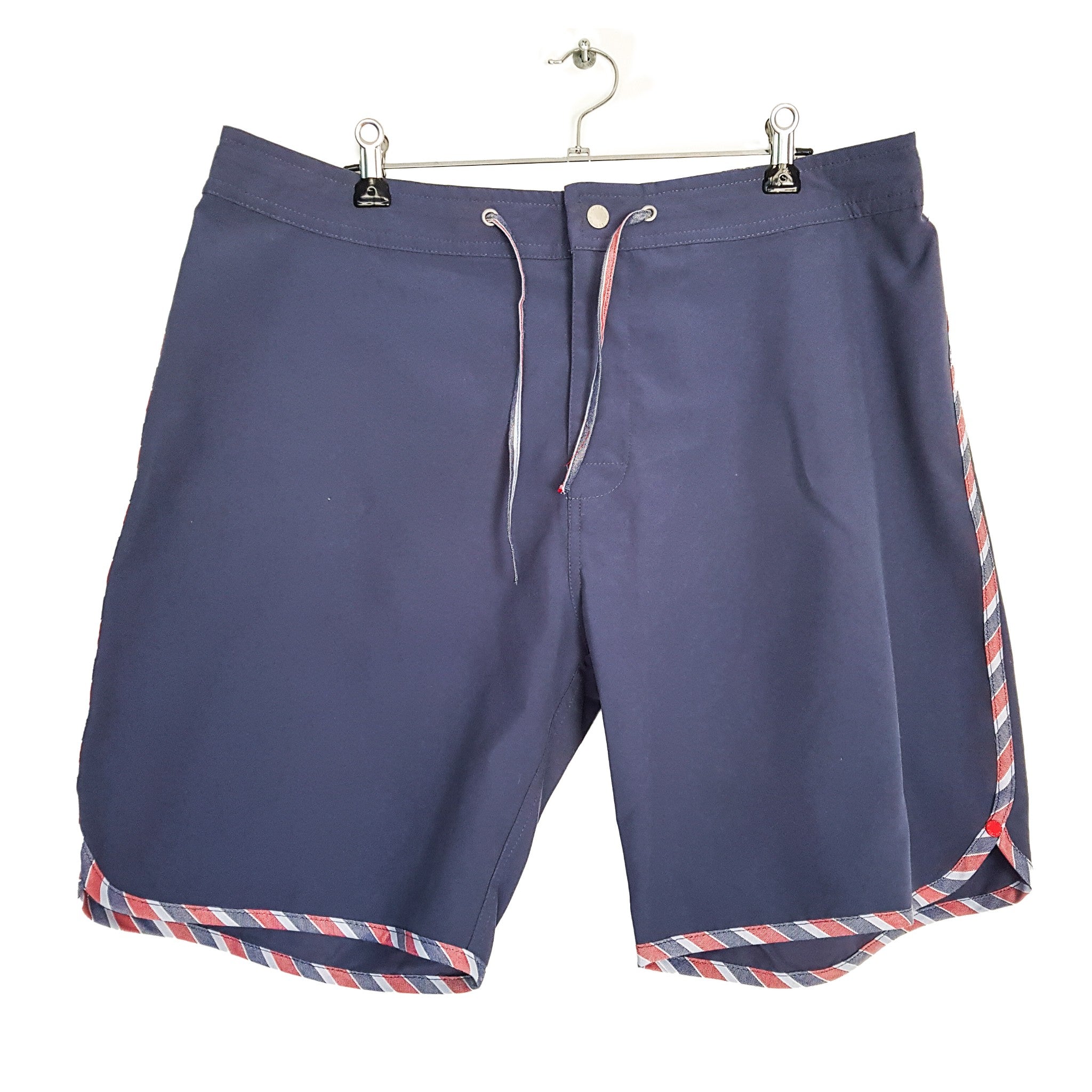 RED COLLAR PROJECT Casual Relaxed Fit Navy Blue Men's Fridolf Board Shorts Sz 36