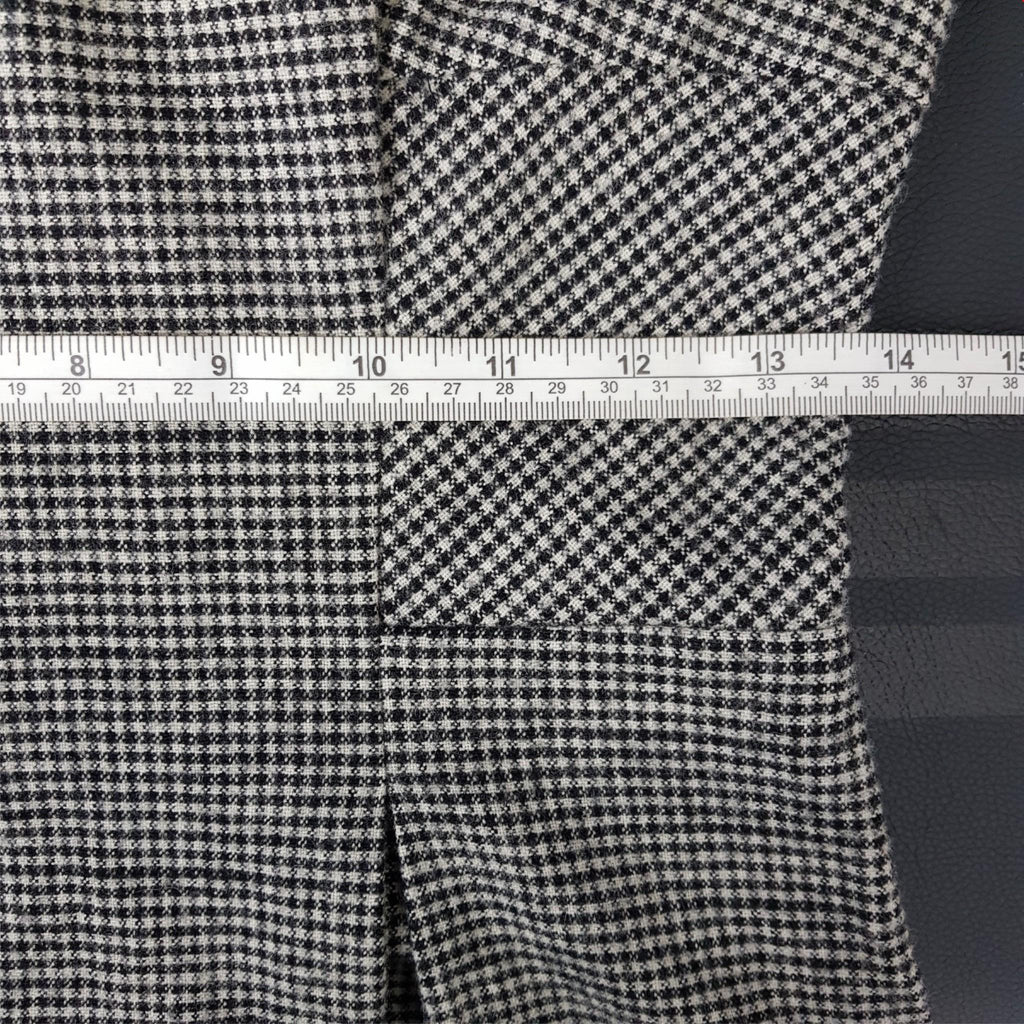 Diane Von Furstenberg Raisa Wool Black White Houndstooth Sleeveless Dress Size 4