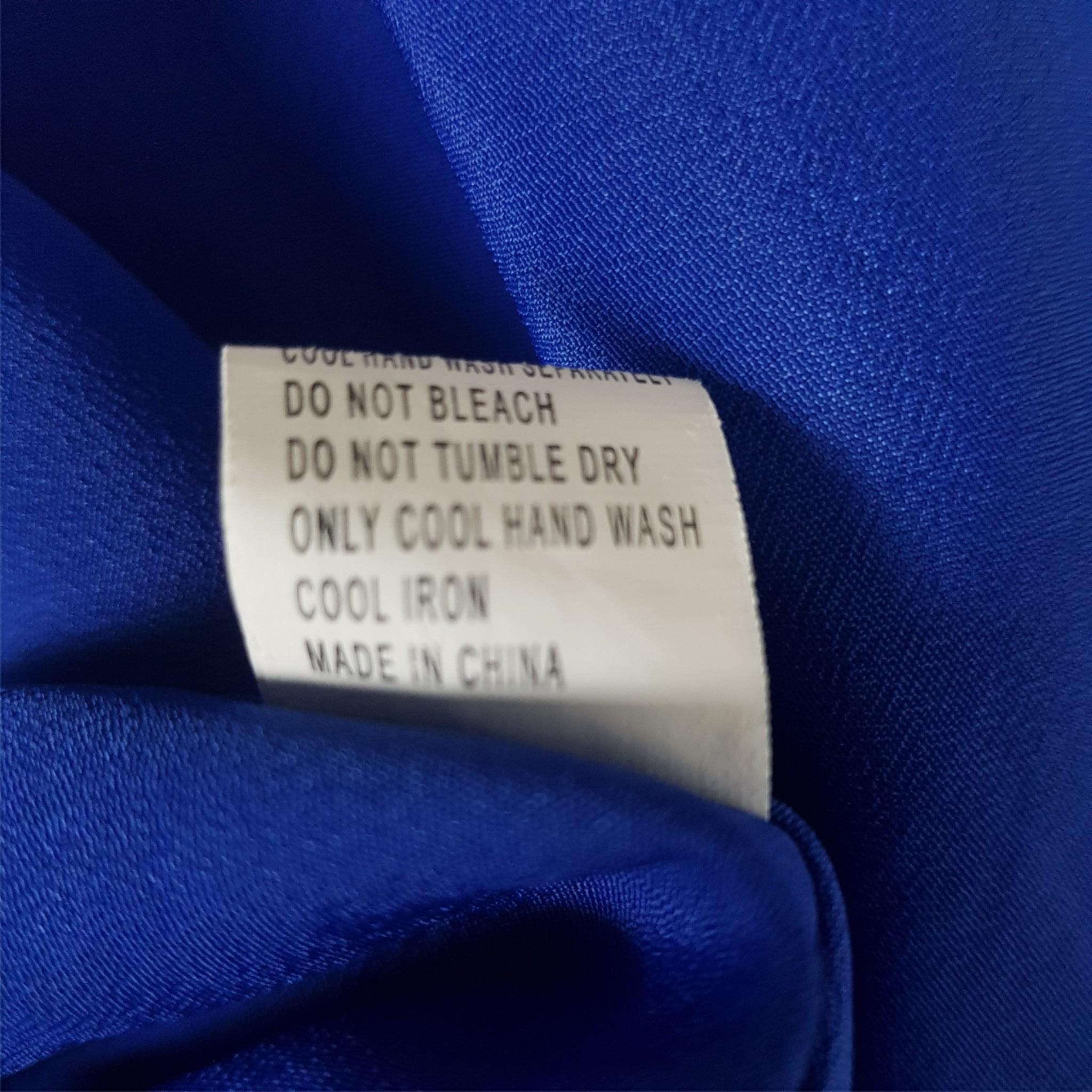 Ladakh Casual Blue Sleeveless Scoop Neck Elastic Waist Tie Dress Stretch Size 10