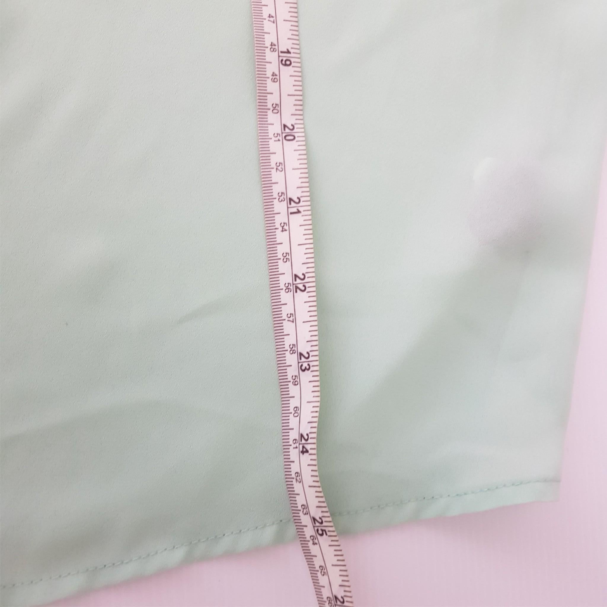 Sportsgirl Coral Pink Green Short Sleeve Women's Collared Blouse Top Button 8