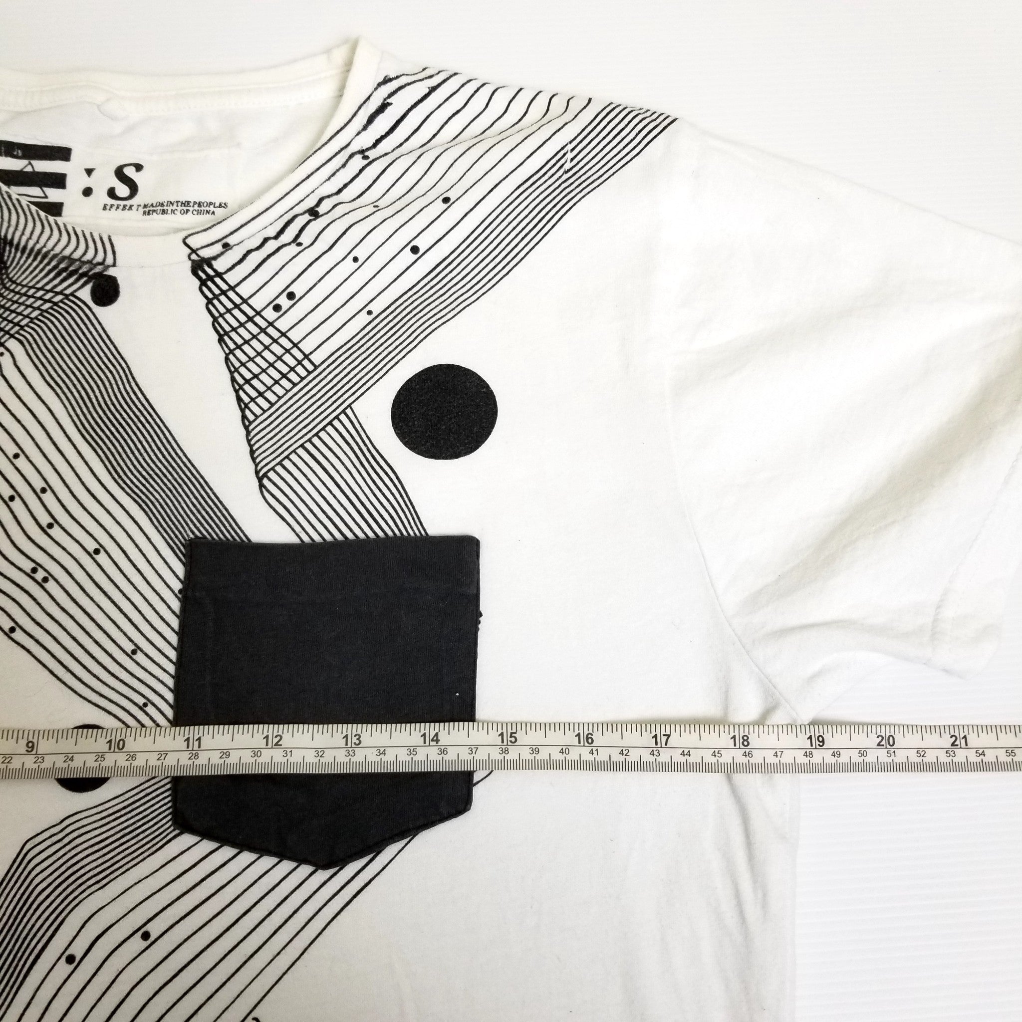 Basic White Short Sleeve Men's Casual T-Shirt Top Pullover Crew Neck Size Small