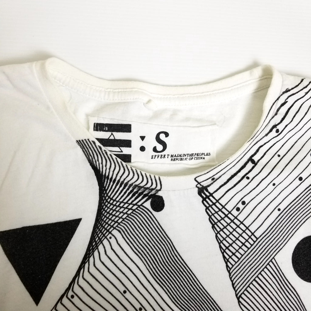 Basic White Short Sleeve Men's Casual T-Shirt Top Pullover Crew Neck Size Small