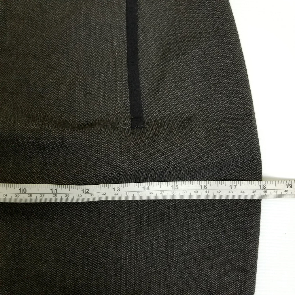 Portmans Women's Wool Pencil Skirt 8 S Dark Brown Mid Waist Workwear Officewear