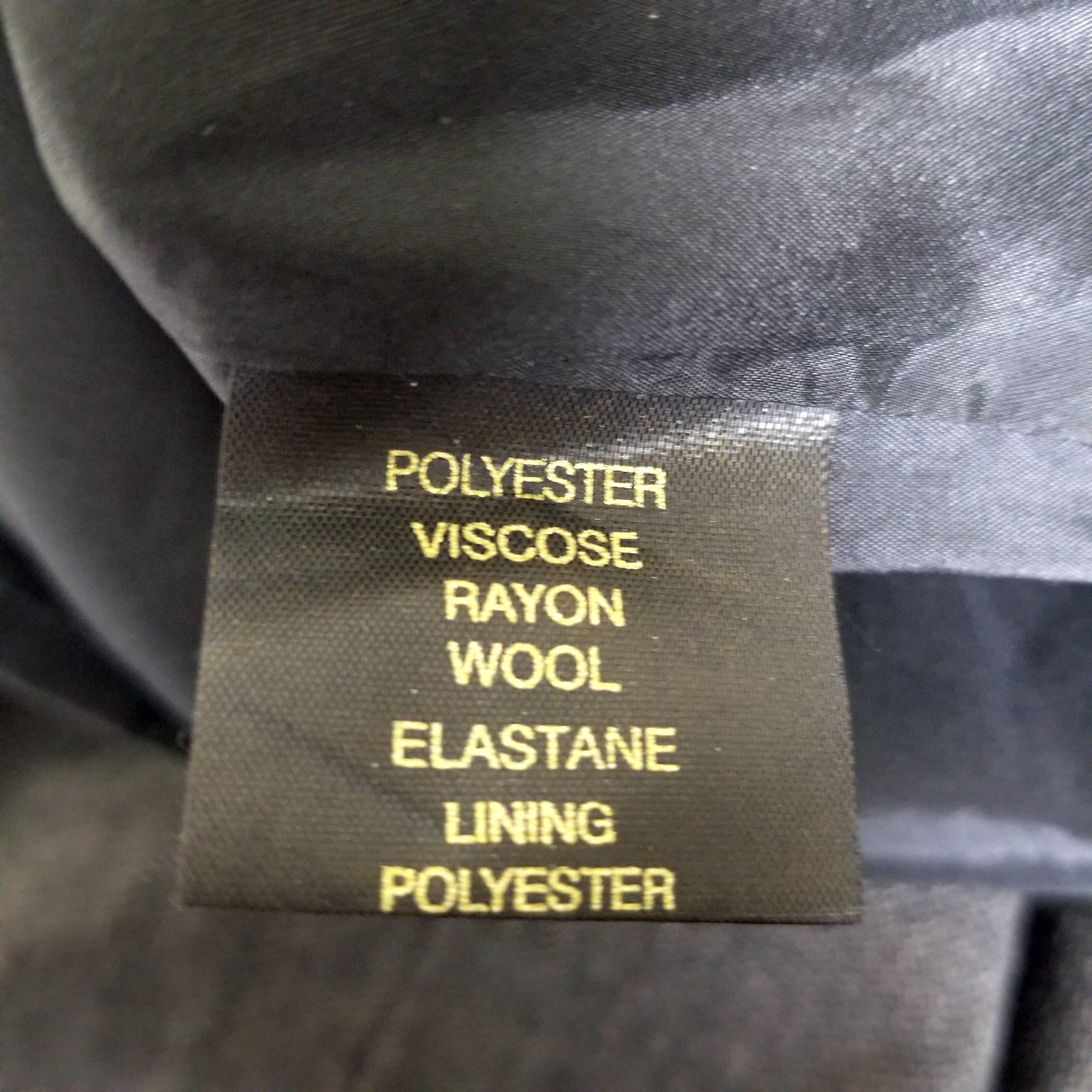 Portmans Women's Wool Pencil Skirt 8 S Dark Brown Mid Waist Workwear Officewear