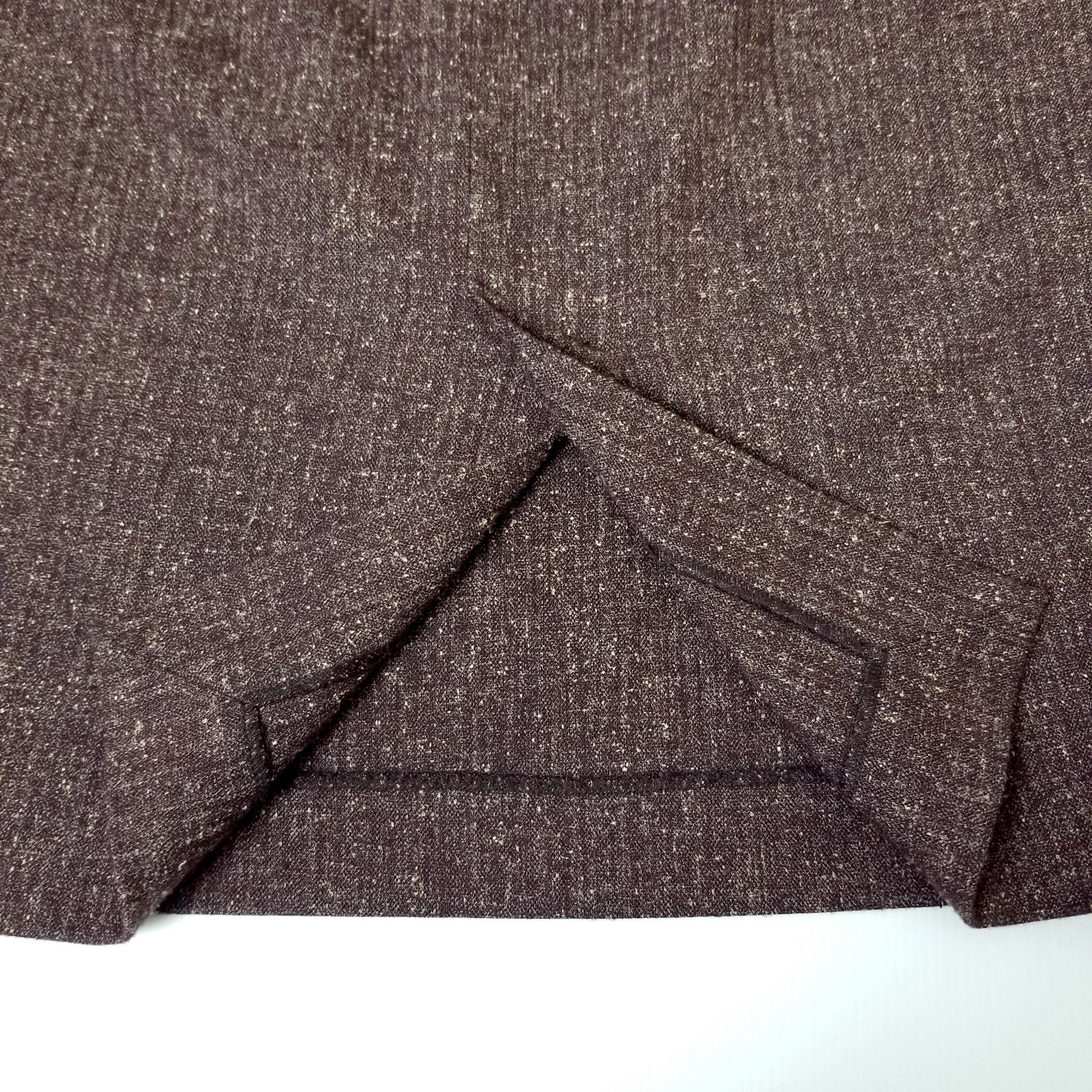 Diana Ferrari Women's Tweed Pencil Skirt 8 S Brown Workwear Officewear Business