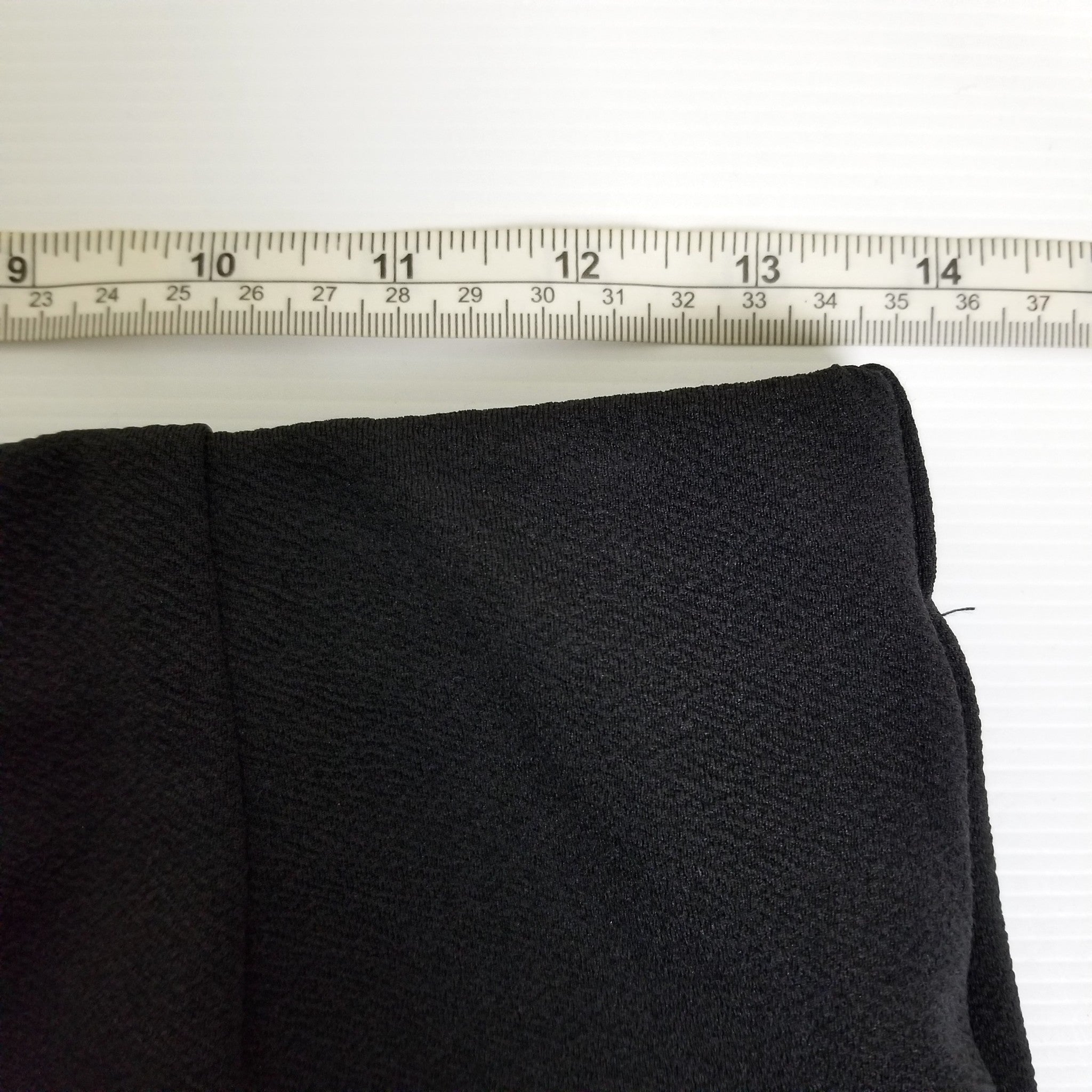 Valleygirl Women's Black Peplum Skirt 10 M Stretch Workwear Work Office Business