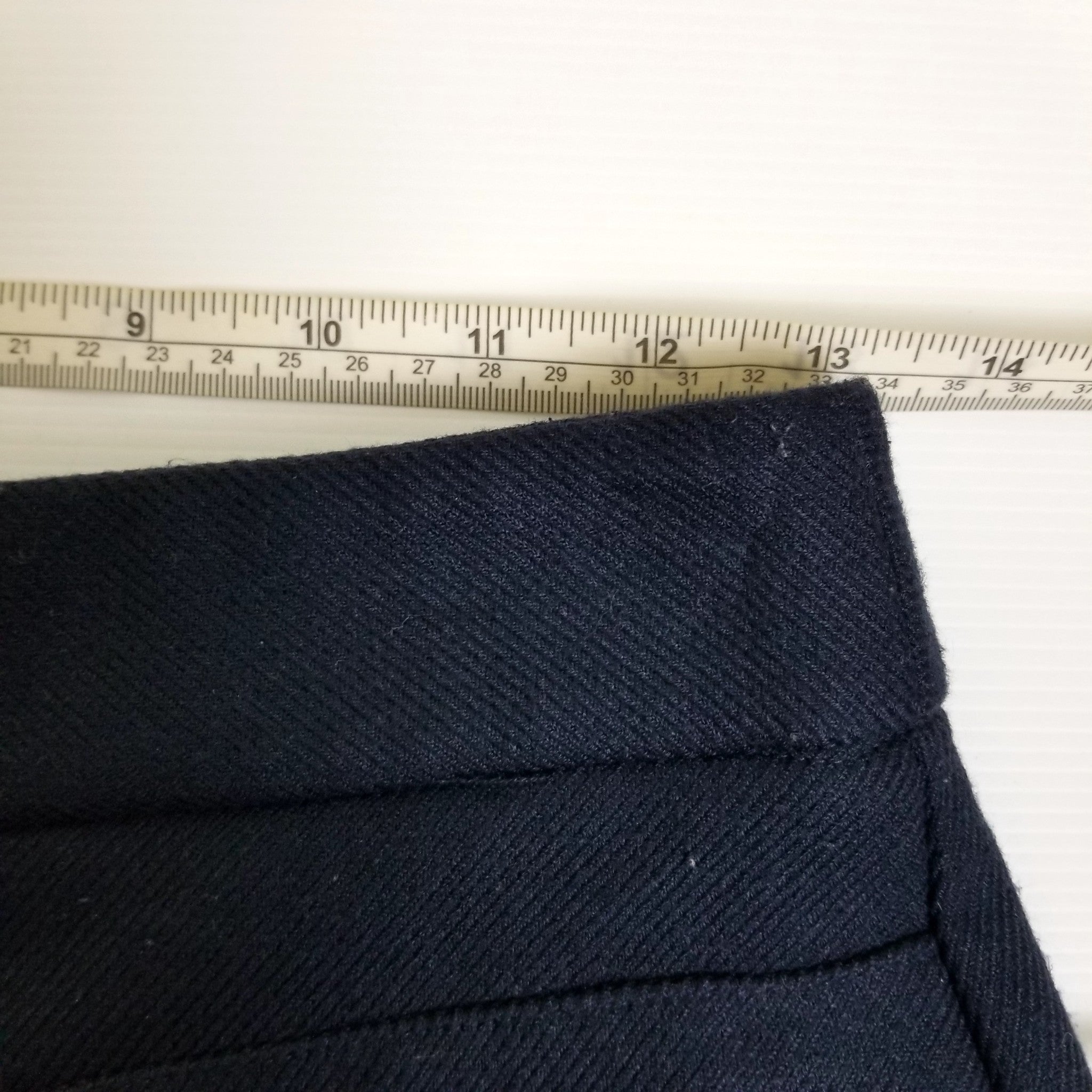 Tokito Women's Blue A-Line Mini Skirt XS 6 Mid Rise Pockets Textured Knit Fitted