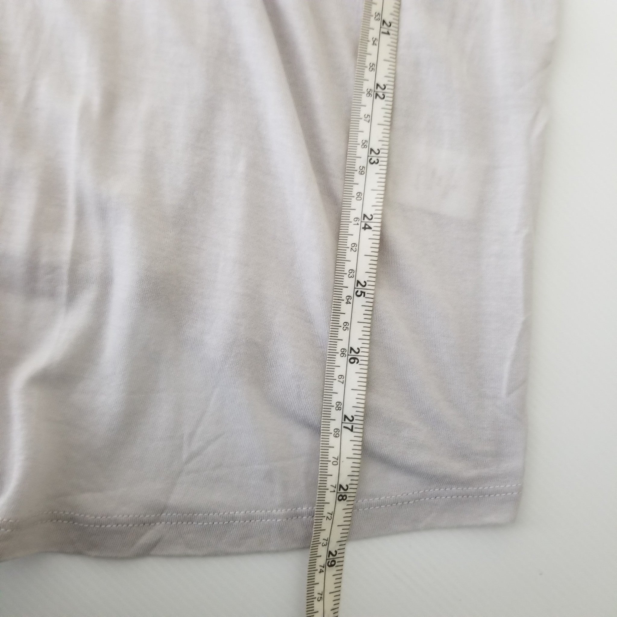 Witchery Women's Light Grey Silk Blouse Top Batwing Cap Sleeves Relaxed Fit XS 6
