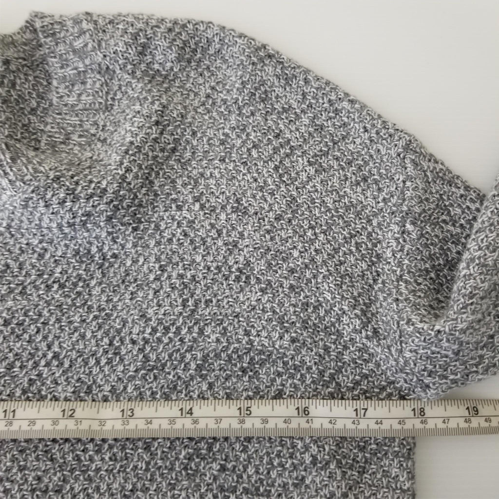 Archy & Co Women's Grey White Striped Knit Jumper Sweater Long Cotton On XS / PP