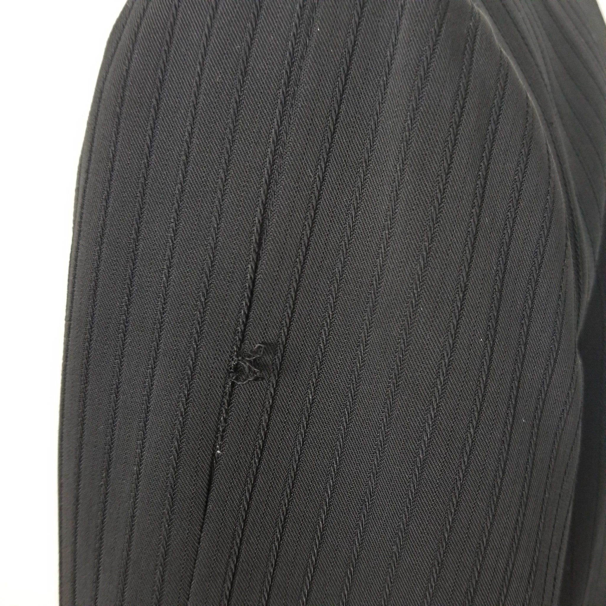 Liz Jordan Black Pinstripe One Button Front Women's Blazer Collared Jacket 10