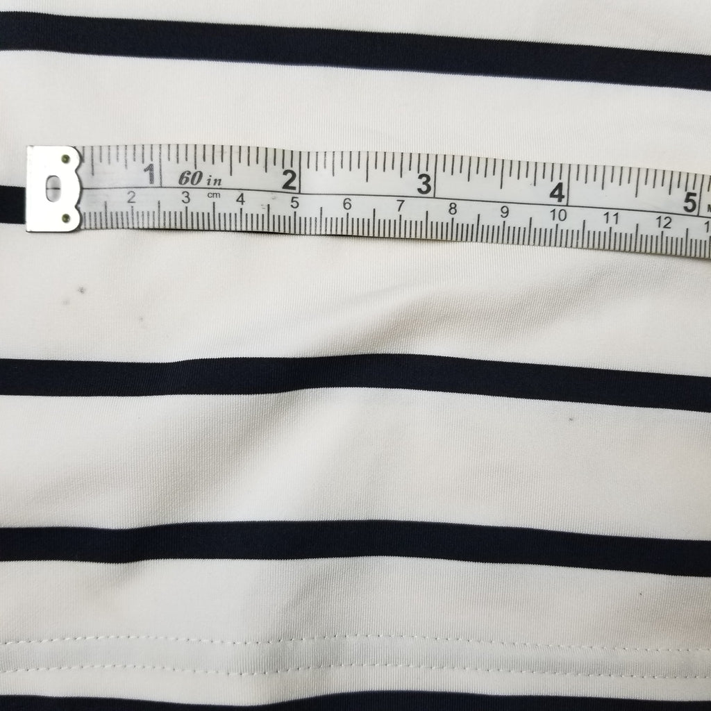 Lululemon Athletica Black White Striped Women's Racerback Tank Top Activewear 2
