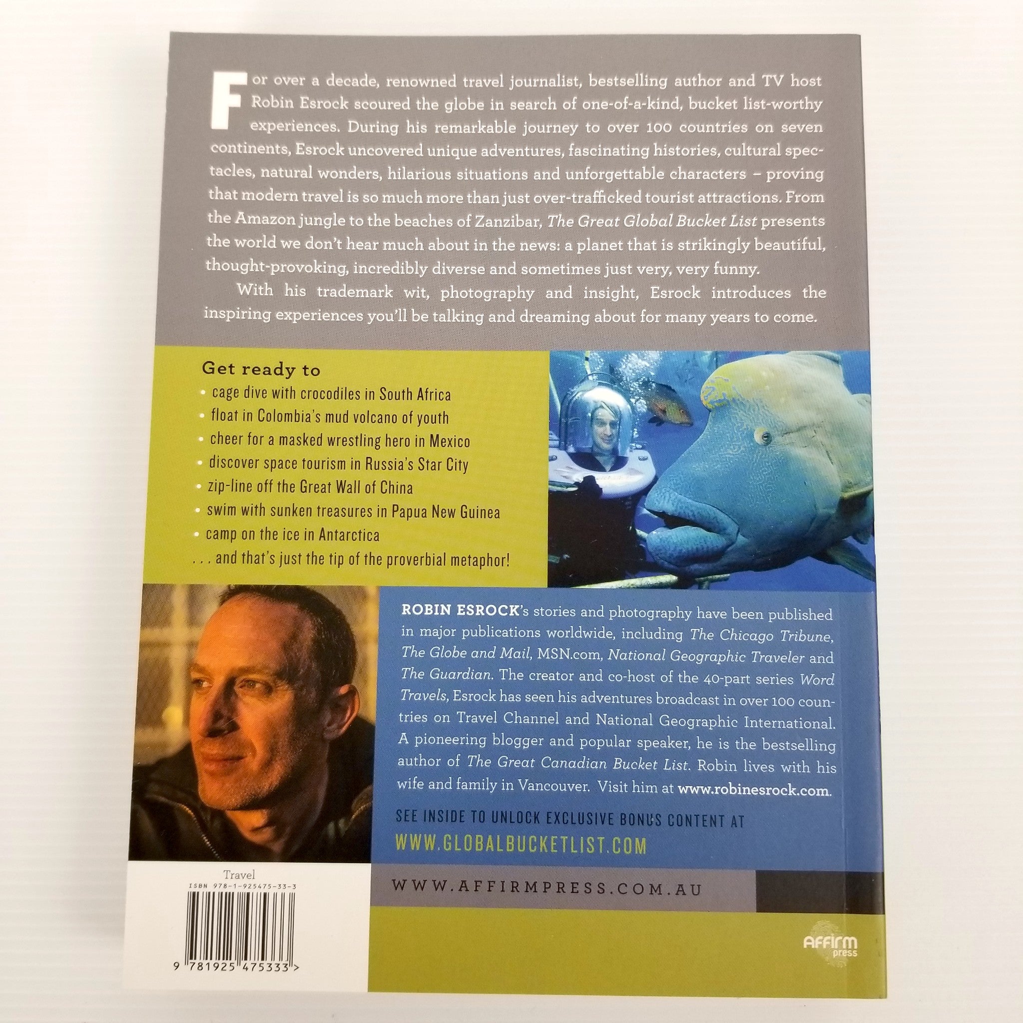 Great Global Bucket List by Robin Esrock (Paperback, 2017)