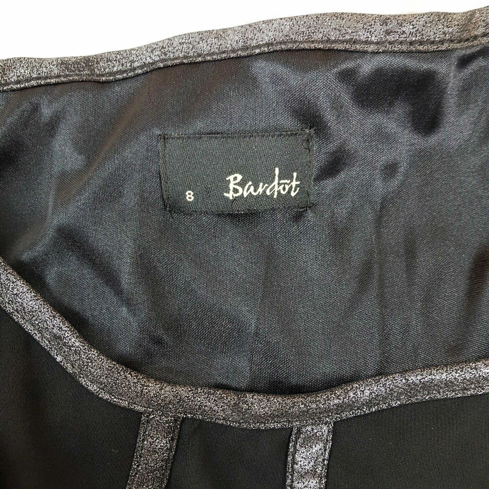 BARDOT Spaghetti Strap Little Black Dress Clubwear Cocktail Ladies Party Wear