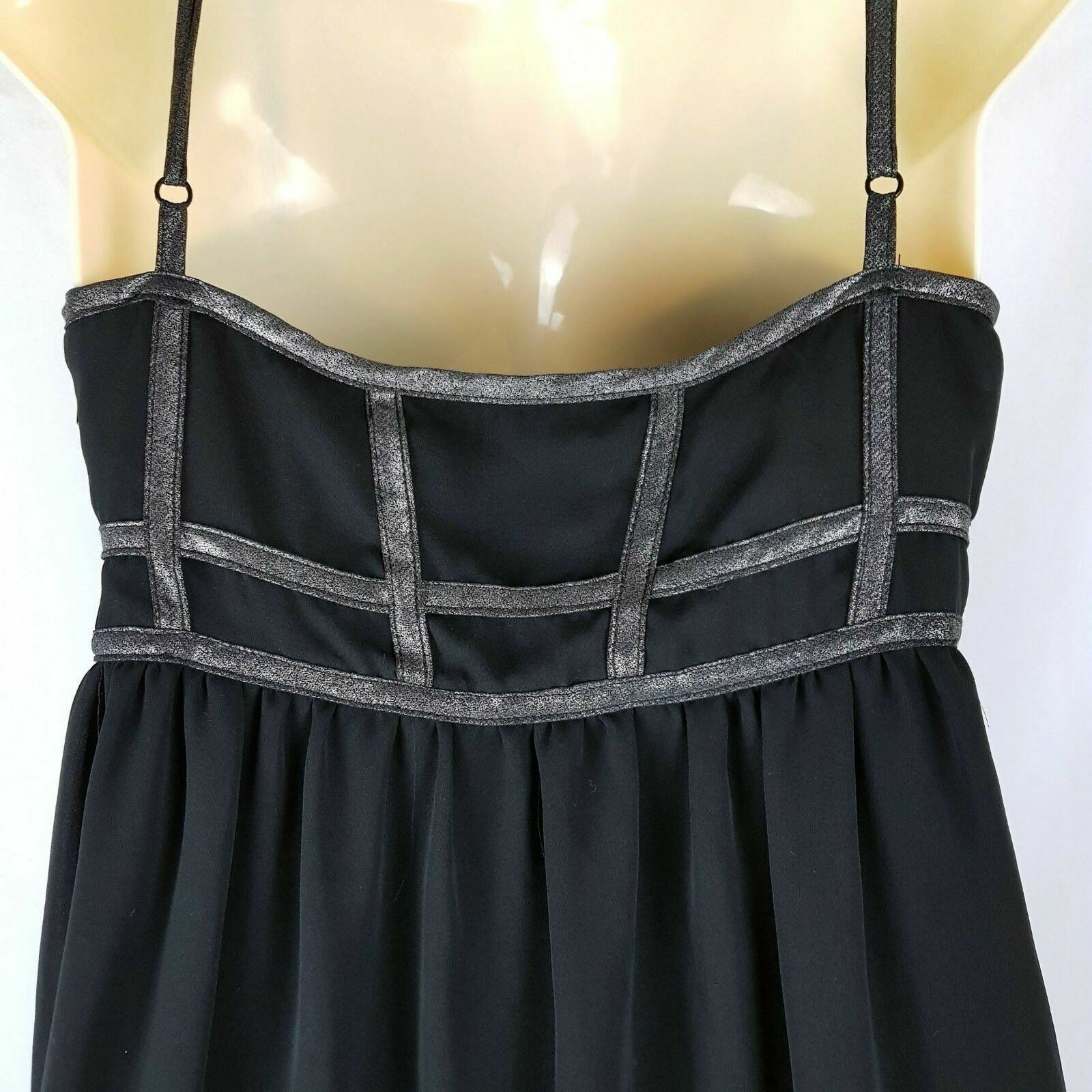 BARDOT Spaghetti Strap Little Black Dress Clubwear Cocktail Ladies Party Wear