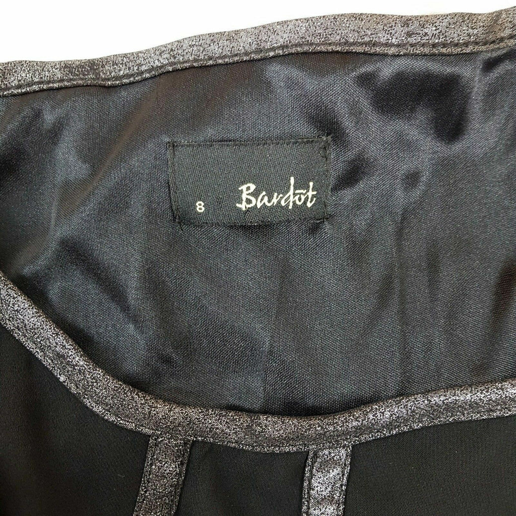 BARDOT Spaghetti Strap Little Black Dress Clubwear Cocktail Ladies Party Wear