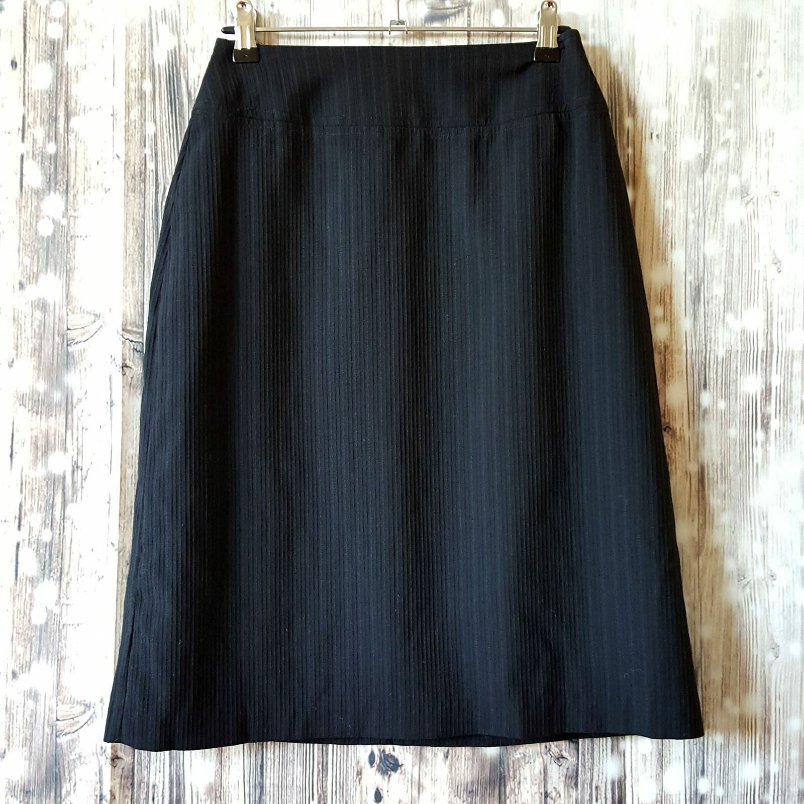 COUNTRY ROAD Women's Corporate Pinstripe Black Fashion Sexy Slim Pencil Skirt