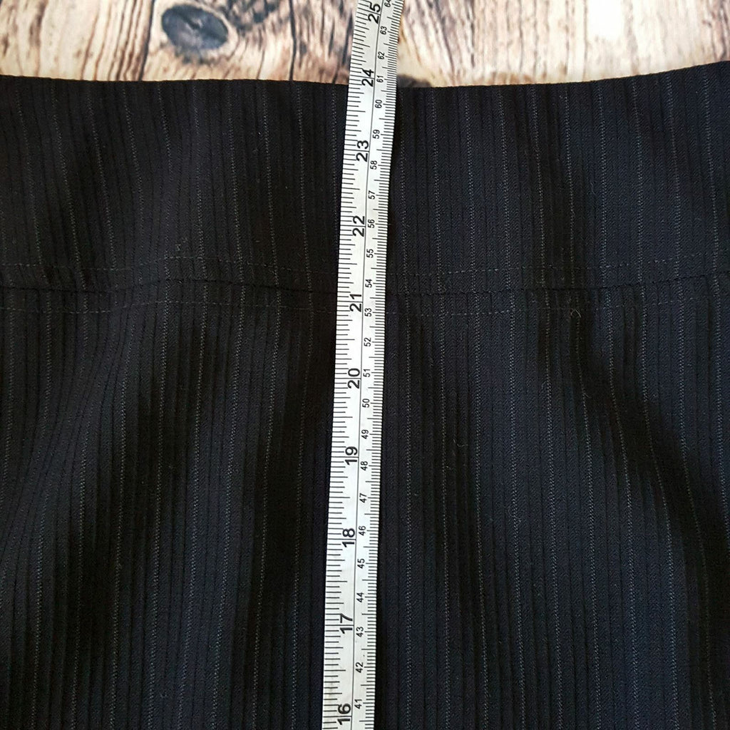 COUNTRY ROAD Women's Corporate Pinstripe Black Fashion Sexy Slim Pencil Skirt