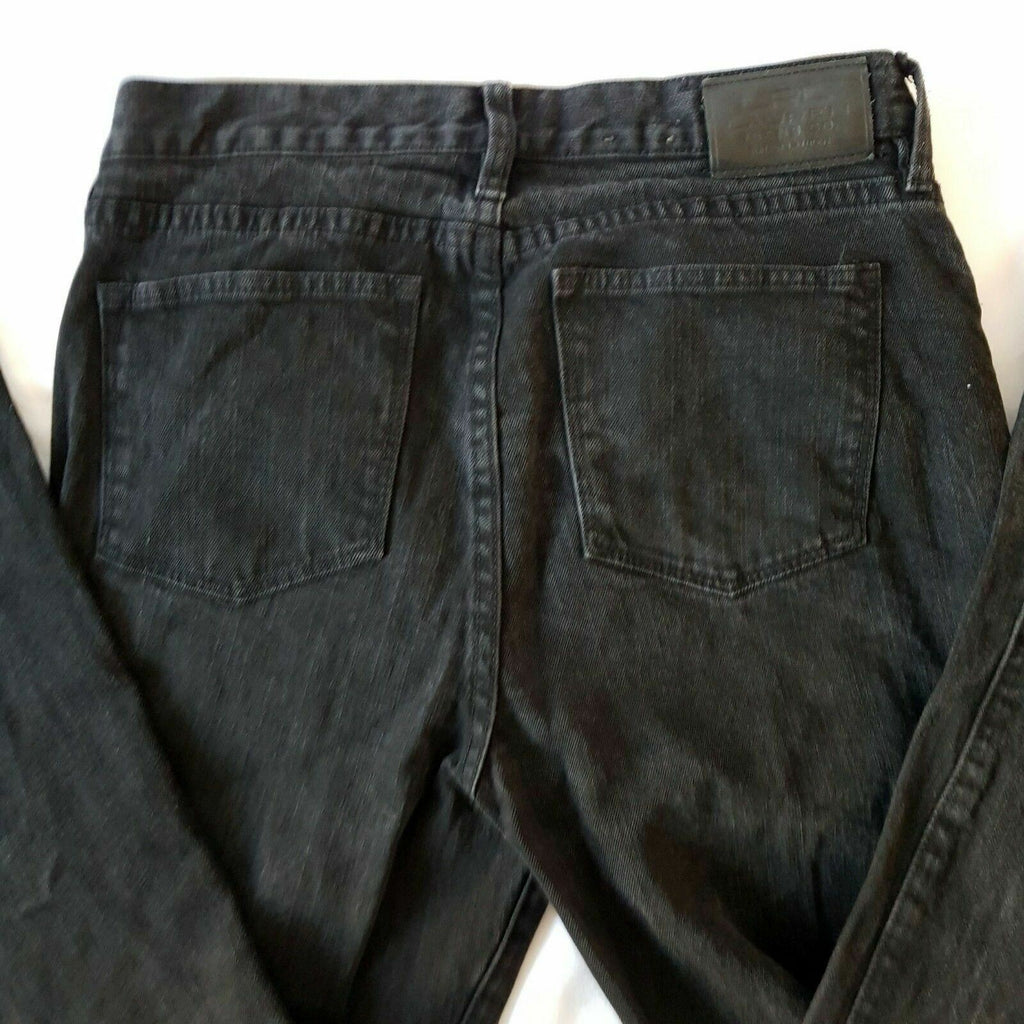 RALPH LAUREN LRL JEANS CO. Womens Black Slim Fit Cotton Denim Jeans Petite Pants