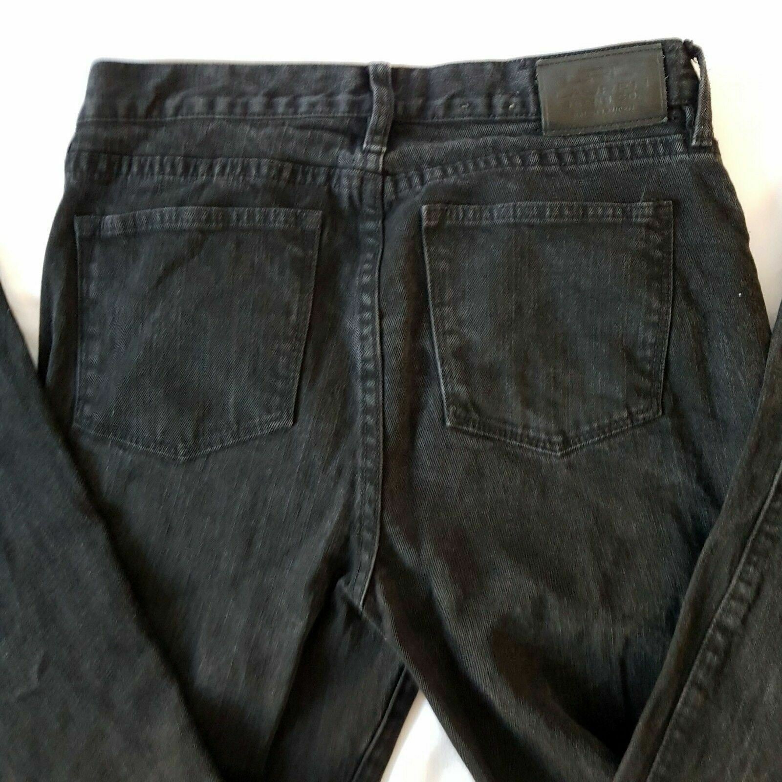 RALPH LAUREN LRL JEANS CO. Womens Black Slim Fit Cotton Denim Jeans Petite Pants