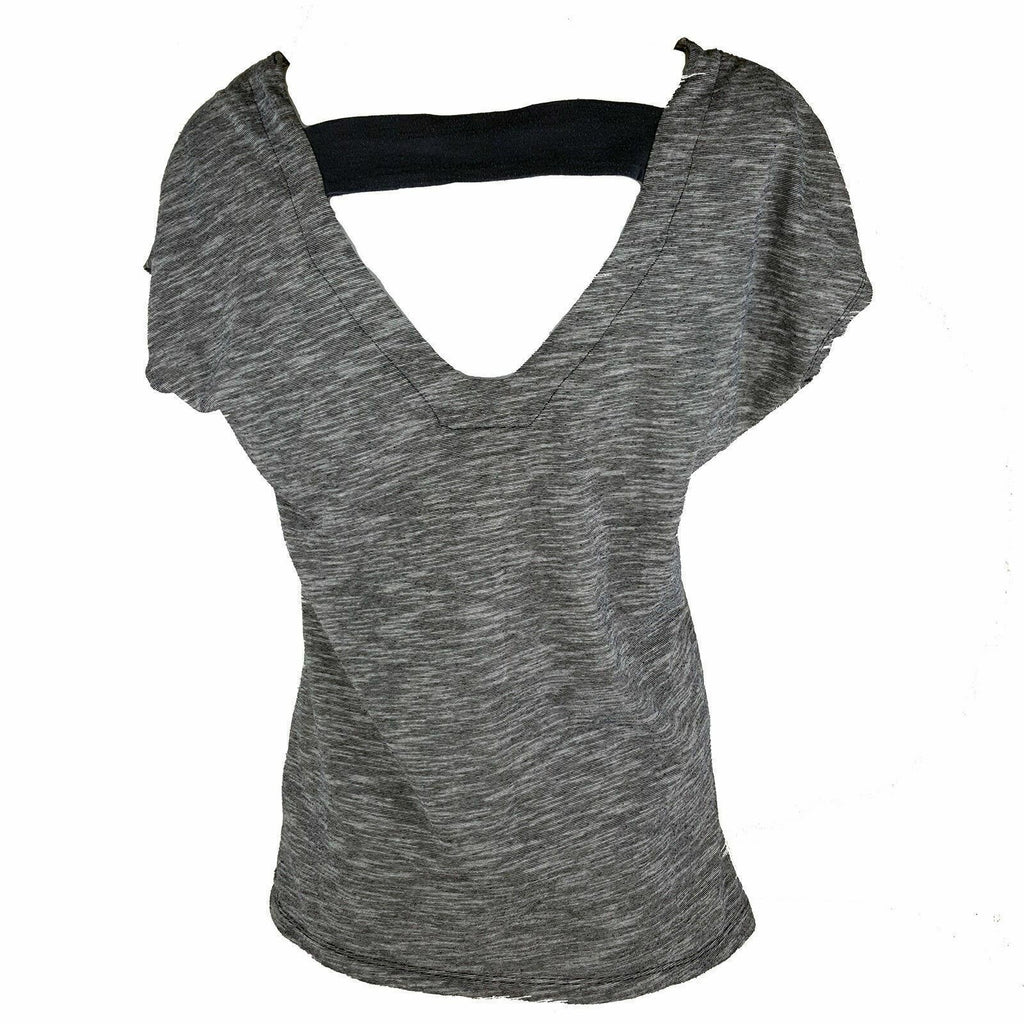 JEANSWEST Women's Fashion Samsara Print T-Shirt Blue Grey Active Wear Shirt NEW