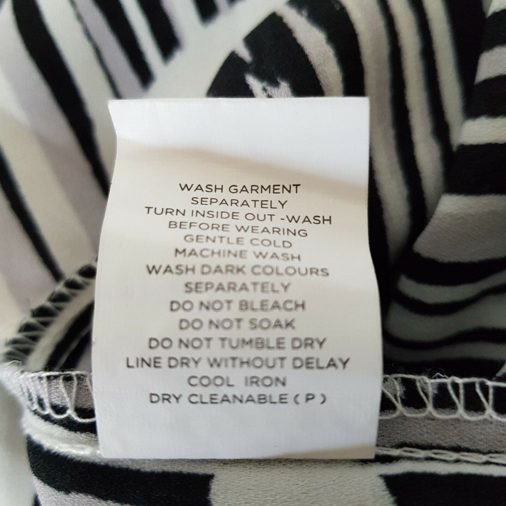 KATIES Story K Artisan Chic Women's V-Neck Maxi Dress Black White Floral Stripe