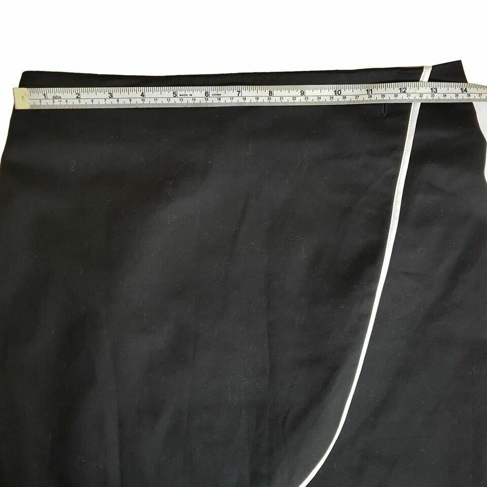 REVIEW Black A-Line Midi Women's Work Skirt Ladies Business Office Wear Cotton