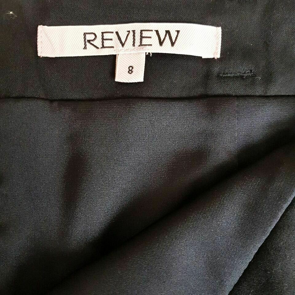 REVIEW Black A-Line Midi Women's Work Skirt Ladies Business Office Wear Cotton