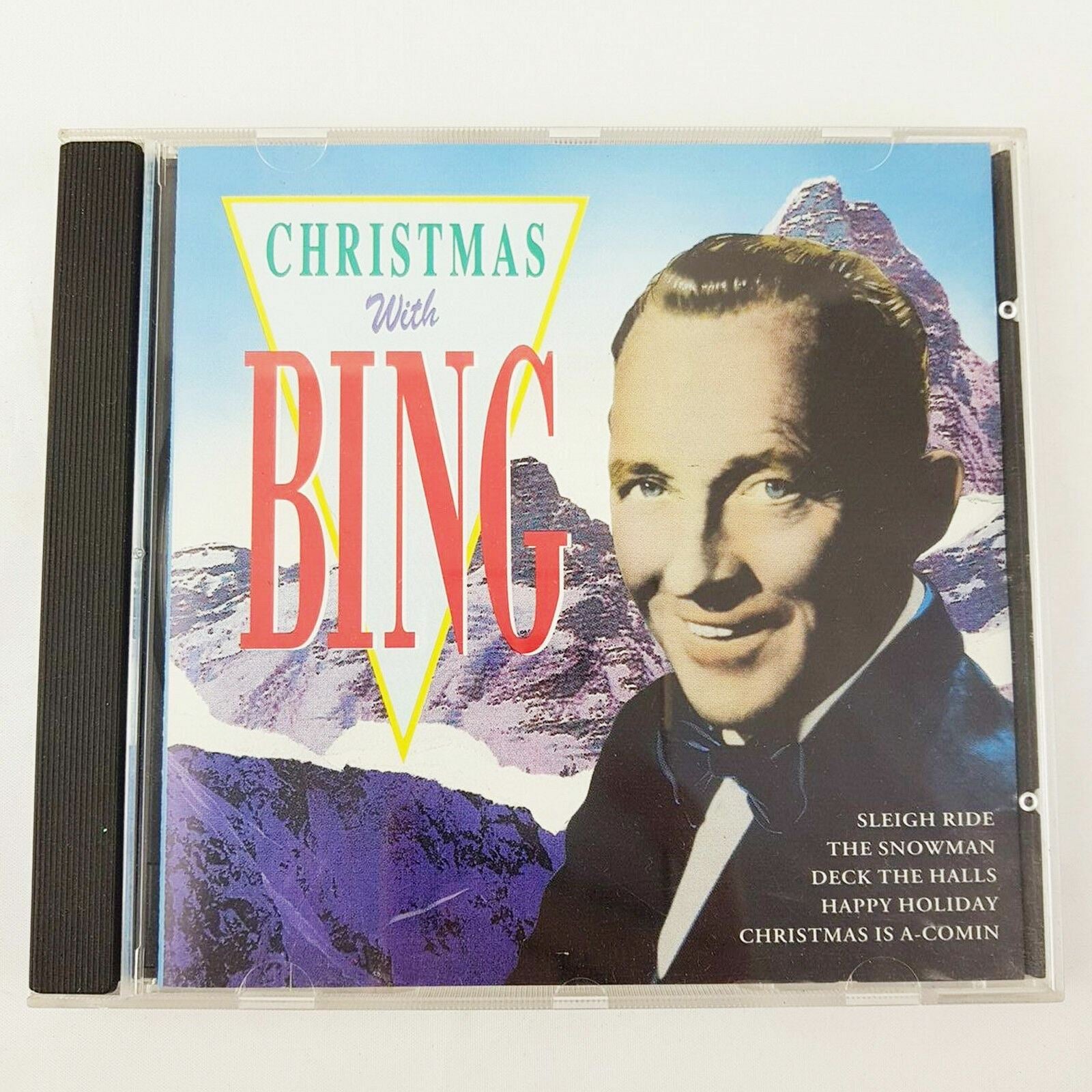 Christmas with Bing Crosby 1989 Album CD Sleigh Ride The Snowman Deck the Halls