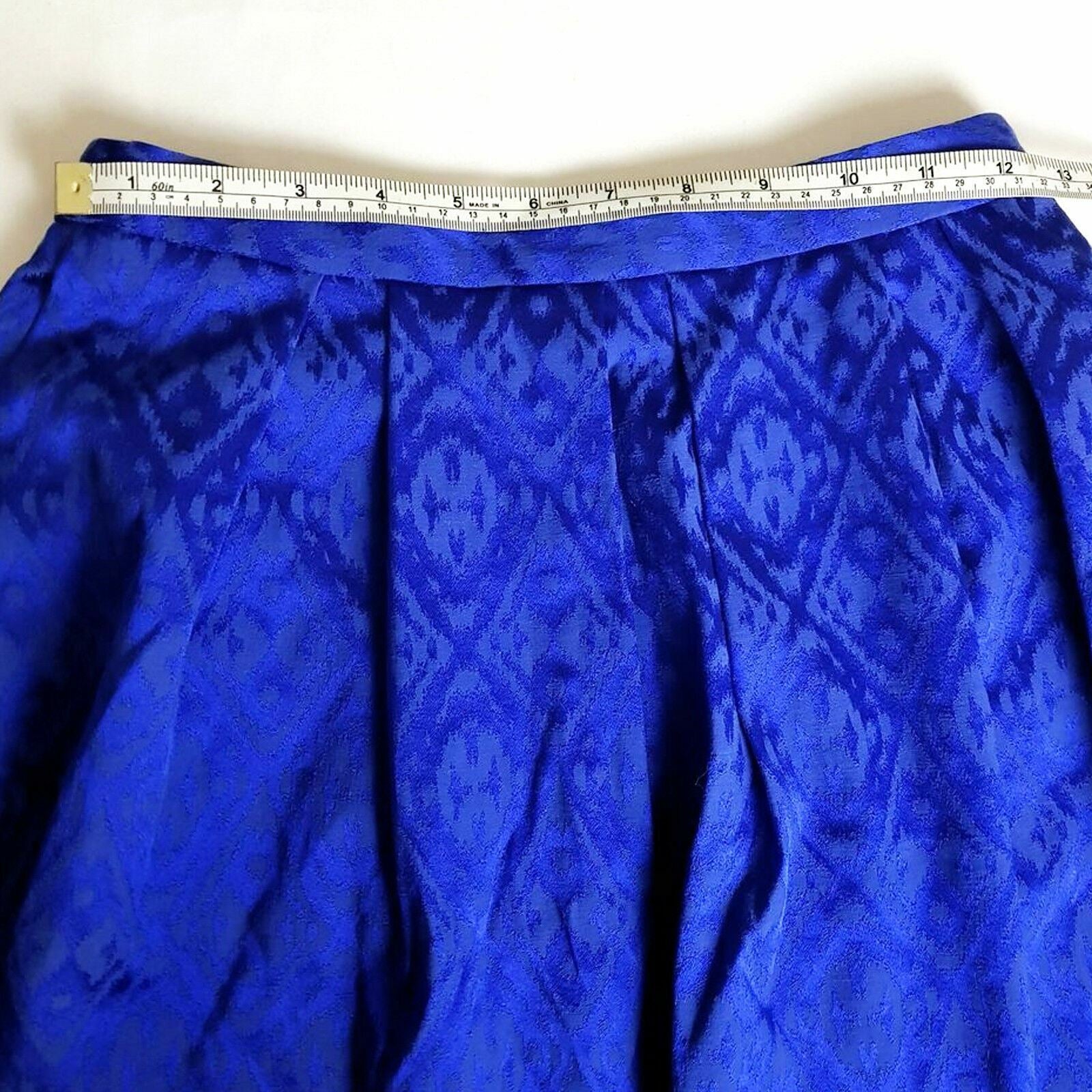 FOREVER NEW Vivid Blue Women's Mini Pleated Skater Skirt Ladies Casual Wear