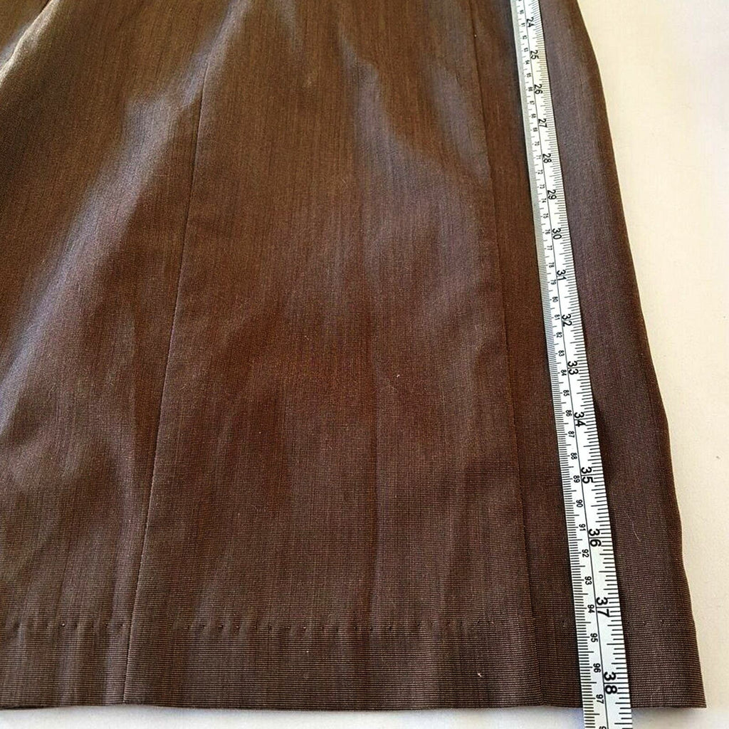 PORTMANS Women's Brown Beige Classy Pencil Dress Work Office Business Slim Fit