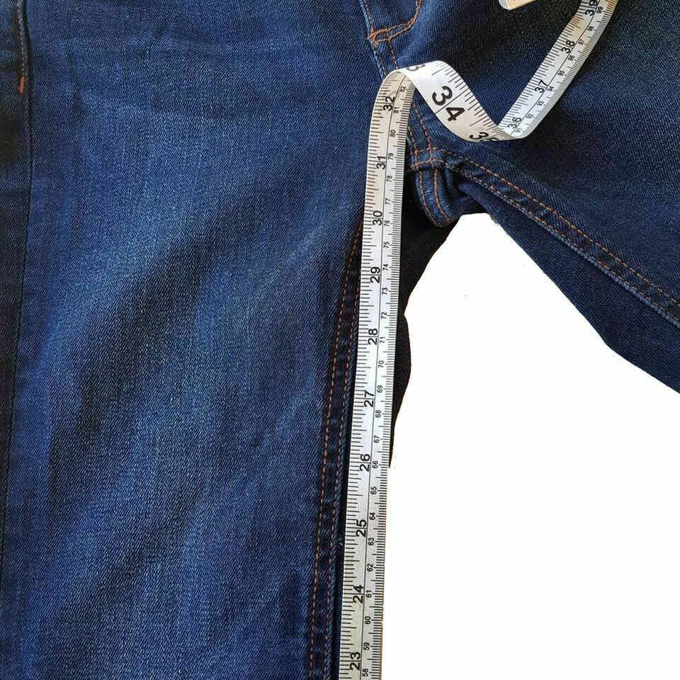 ZARA Women's High Rise Skinny Fit Blue Denim Jeans Pants Ladies Casual Wear