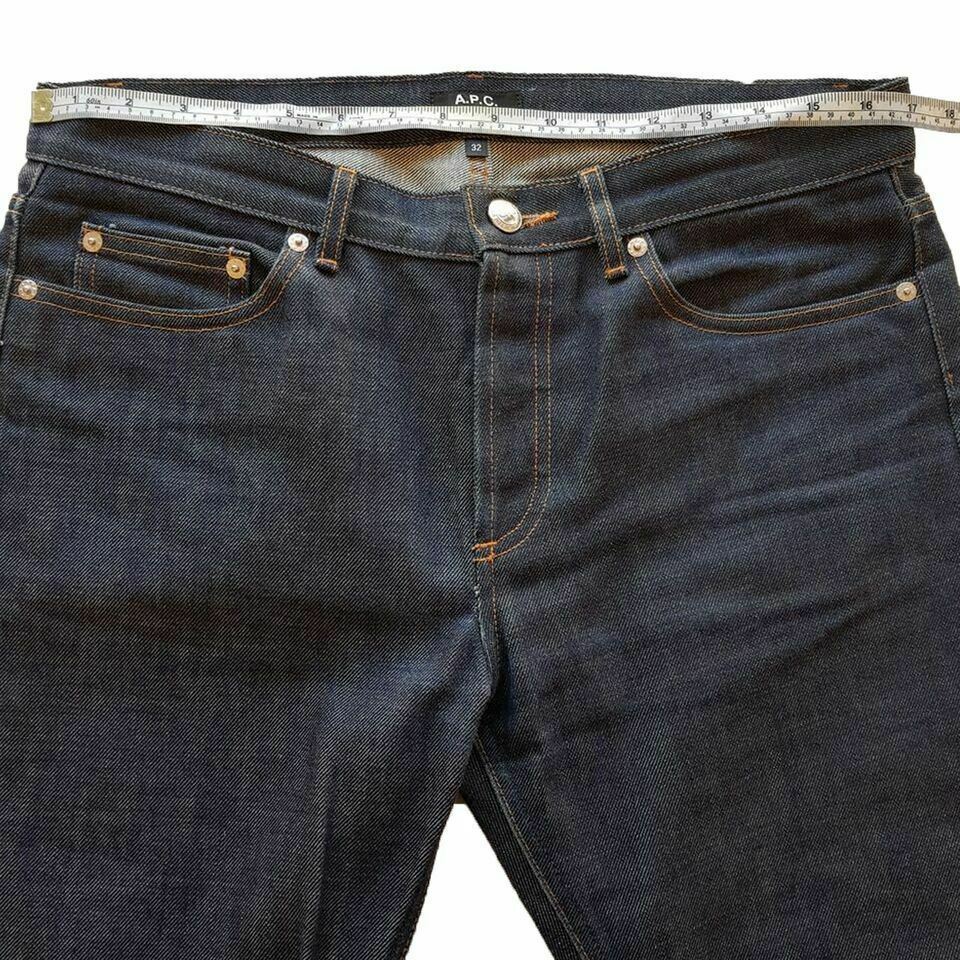 A.P.C. New Cure H Five Pocket Stone-Washed Men's Denim Jeans Casual Wear