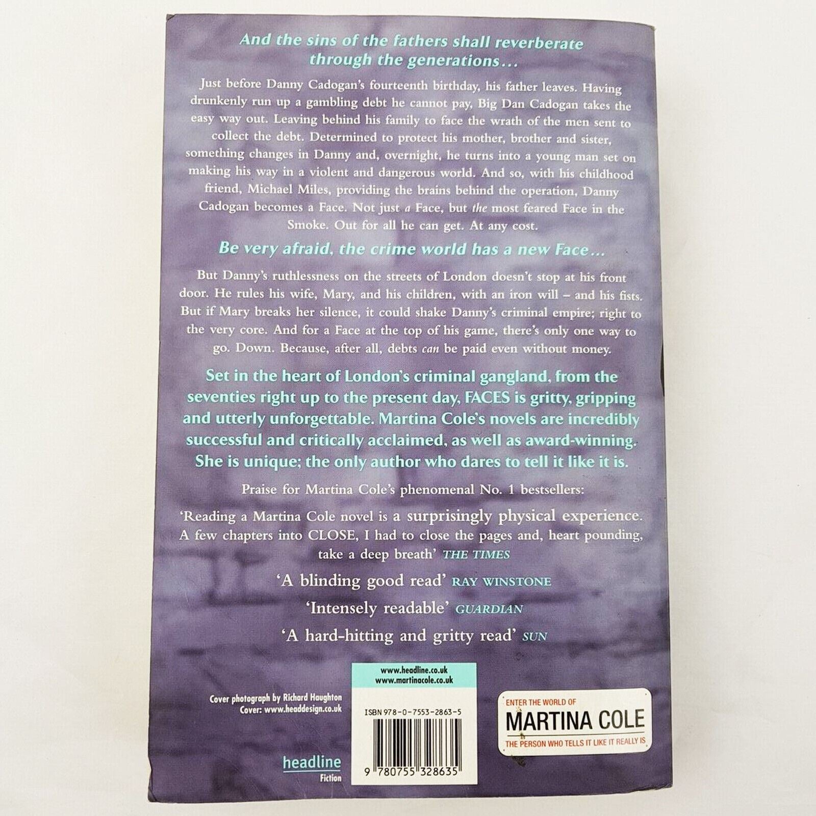 Faces by Martina Cole Crime Thriller Adventure (Paperback, 2007) Fiction Book