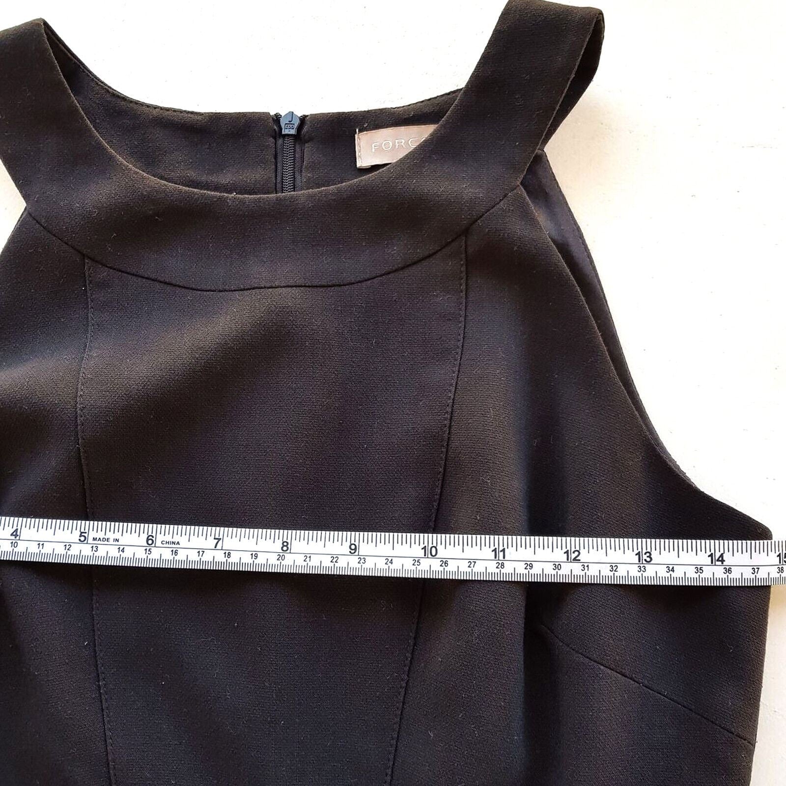 FORCAST Womens Black Sleeveless Pencil Dress Work Office Business High Neck 6 XS