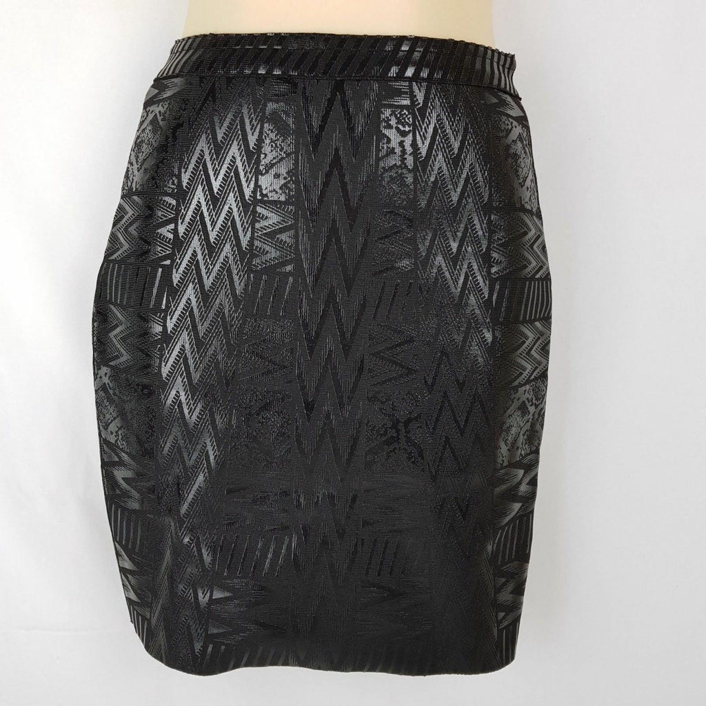 Women's Sexy Wet Look Shiny Stretchy Black Clubwear Party Cocktail Skirt Fitted