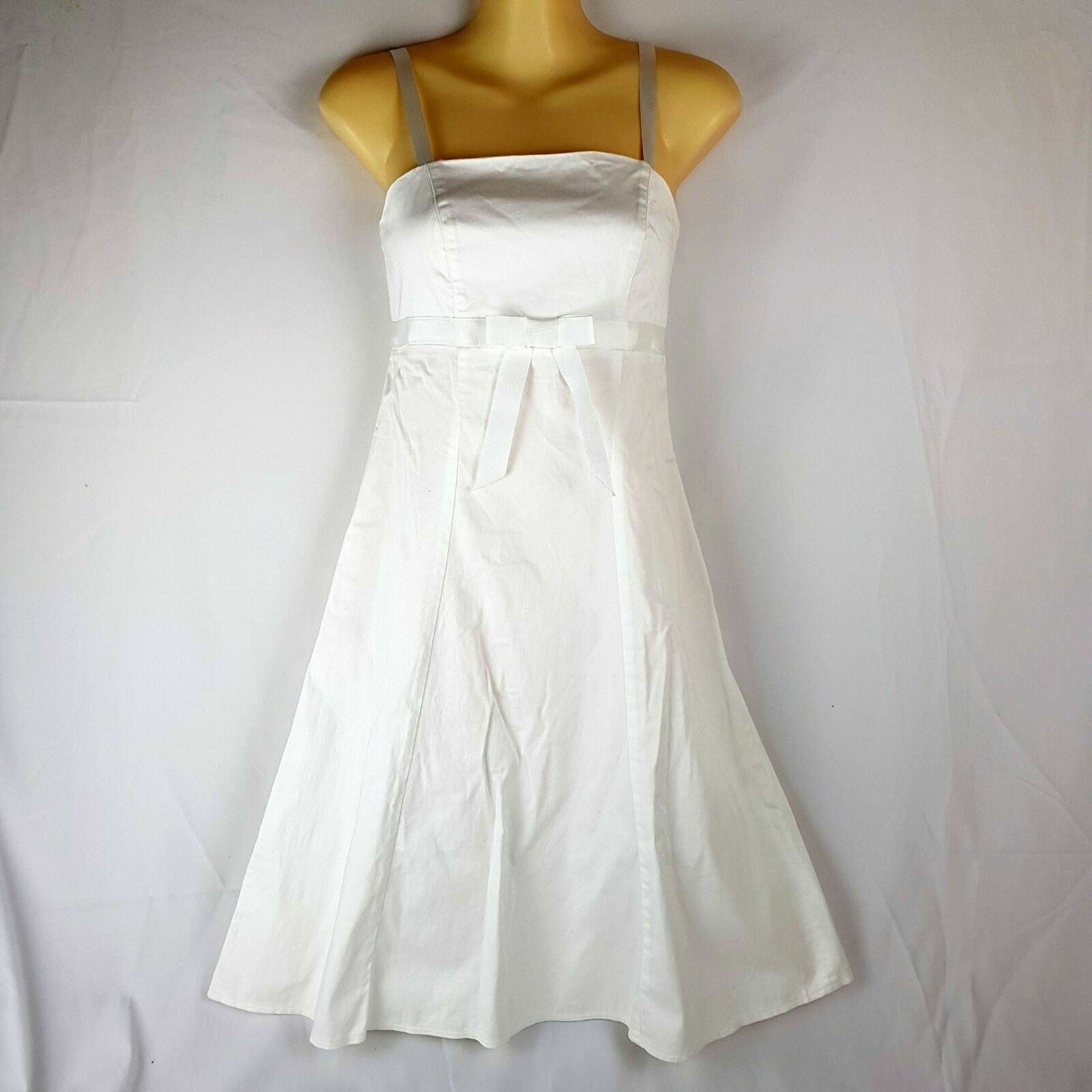 PORTMANS Spaghetti Strap Long White Summer Beach Elegant Casual Sexy Party Dress