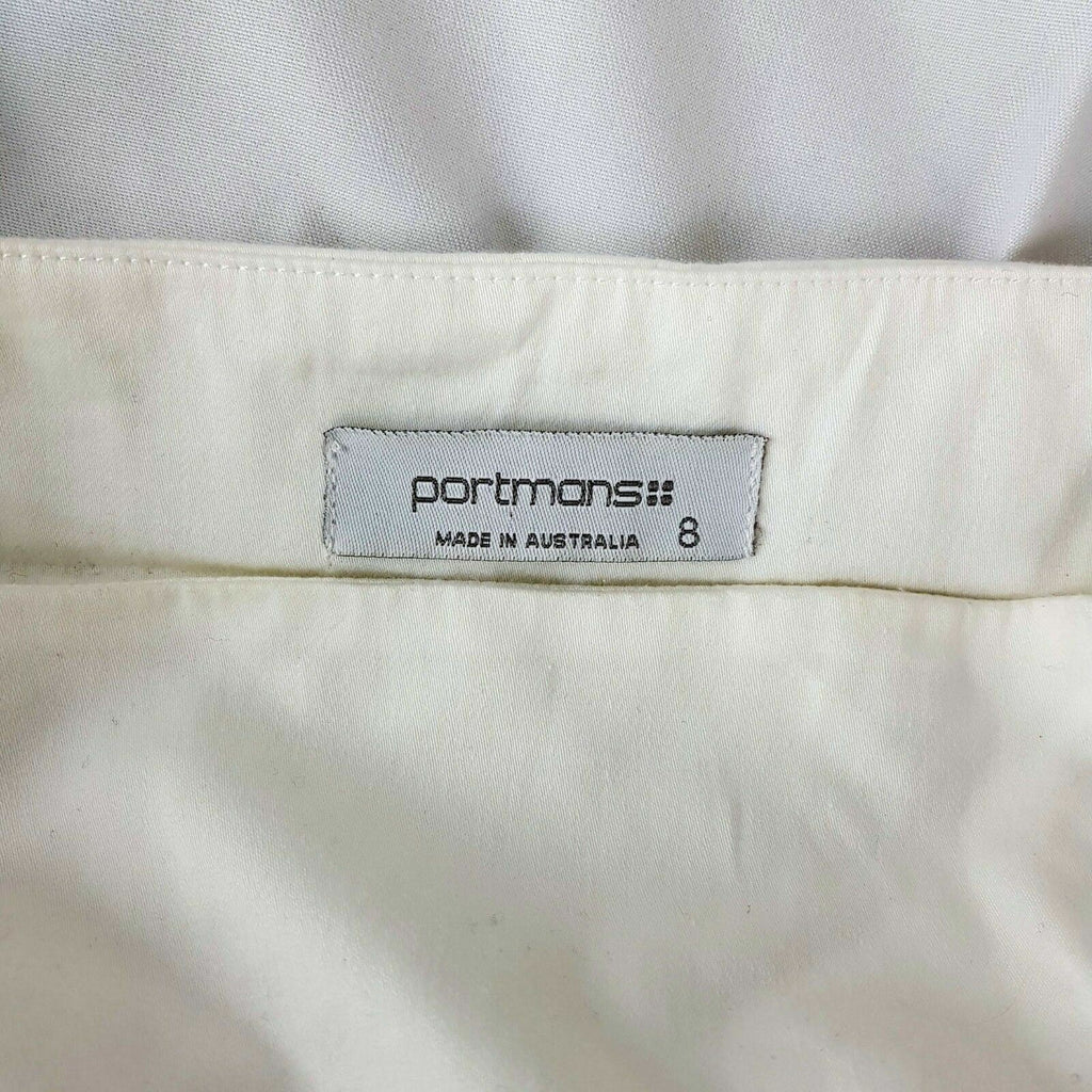 PORTMANS Spaghetti Strap Long White Summer Beach Elegant Casual Sexy Party Dress