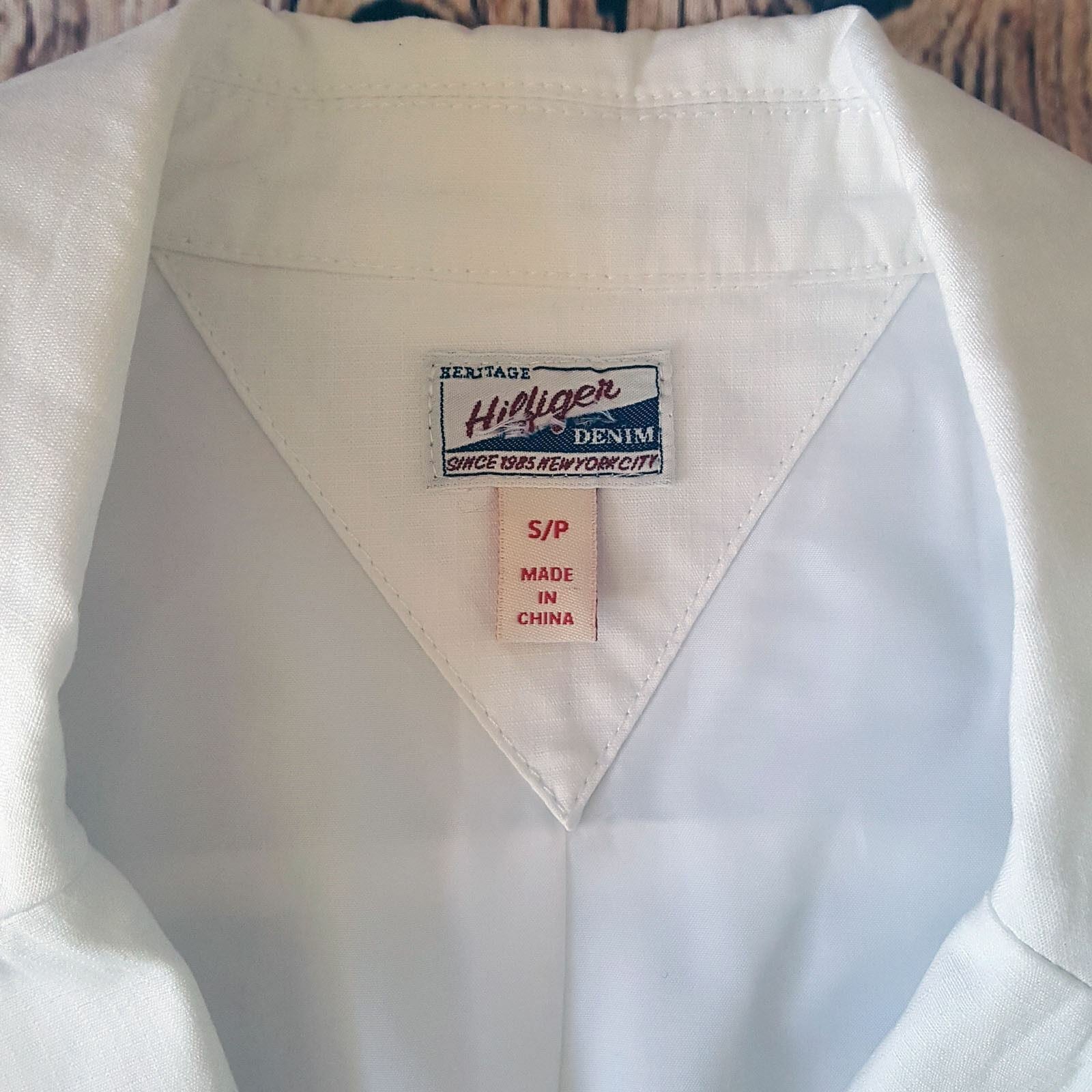 TOMMY HILFIGER Denim Women White Long Sleeve Button Cotton Fashion Petite Jacket