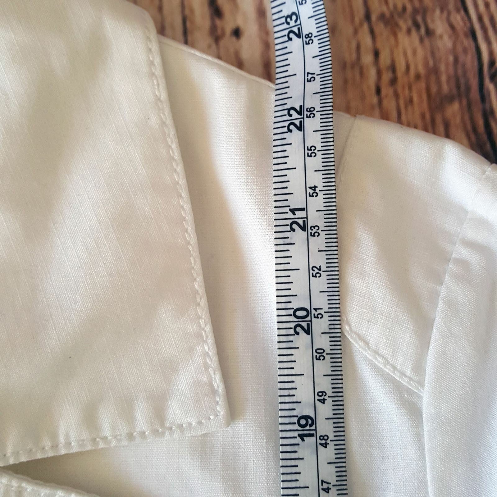 TOMMY HILFIGER Denim Women White Long Sleeve Button Cotton Fashion Petite Jacket