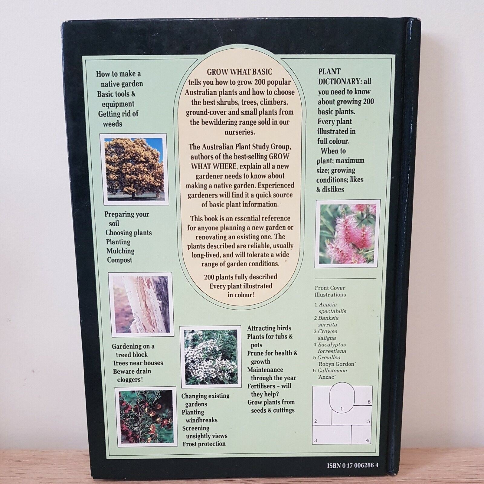 Grow What Basic Book Pictorial Hard Cover Gardening Australian Plant Study Group