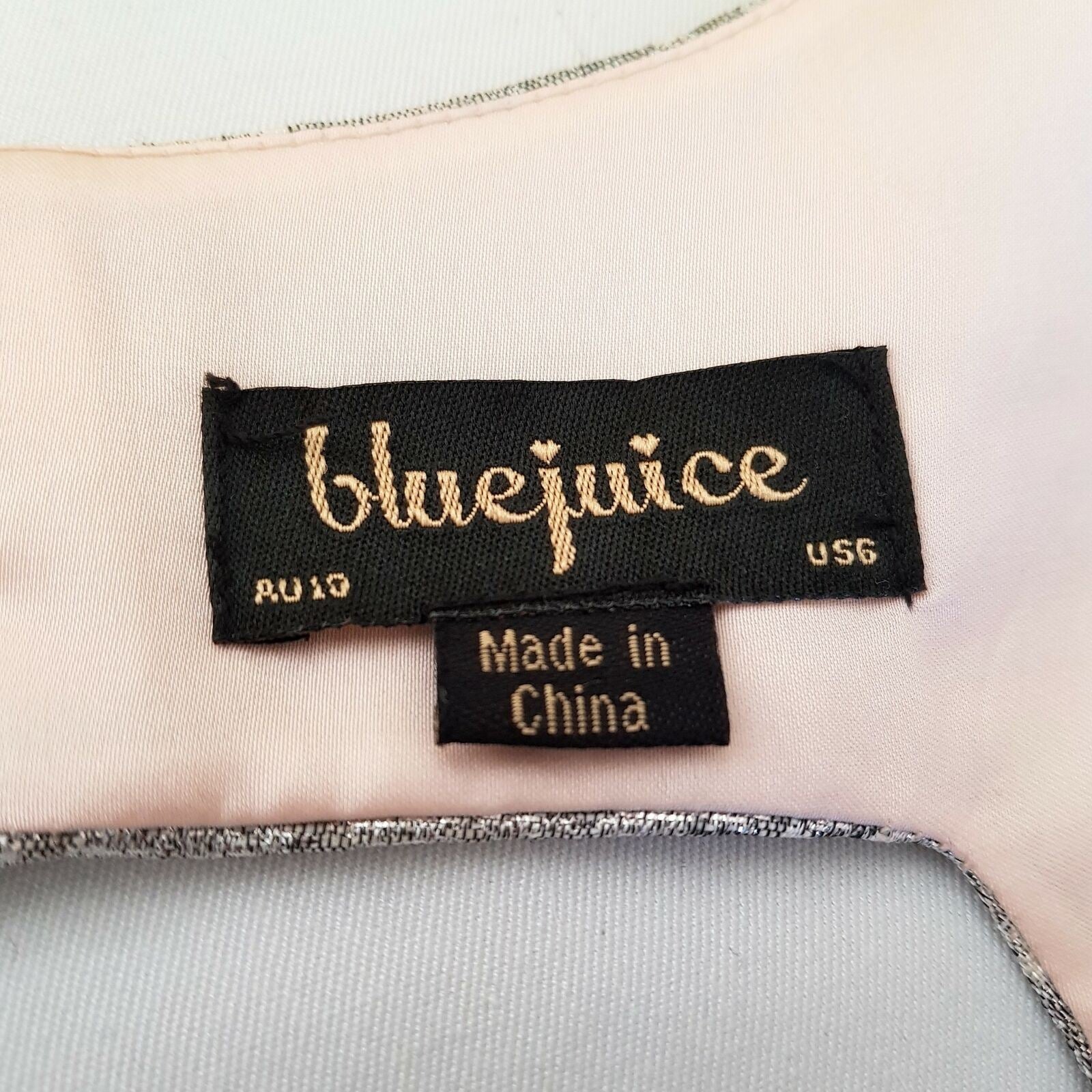 BLUEJUICE Silver Brocade Peach Pink Mesh Tulle Sleeveless ALine Dress Sexy Party