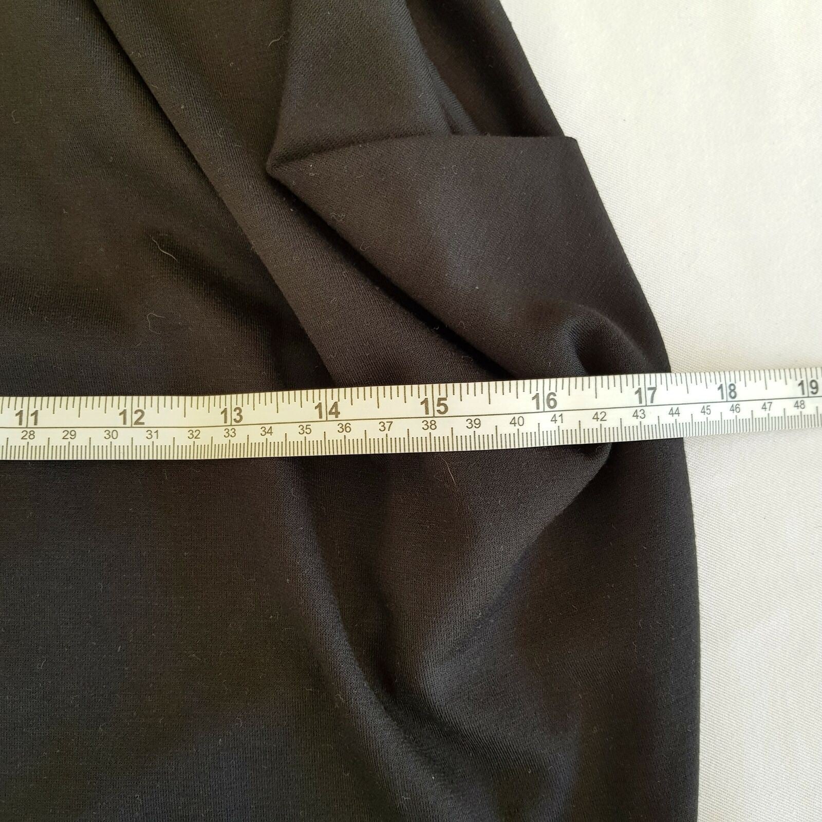 LIONESS Black Ponti Fitted Women's Tulip Dress Short Sleeve Zip Fly Size 8 BNWT