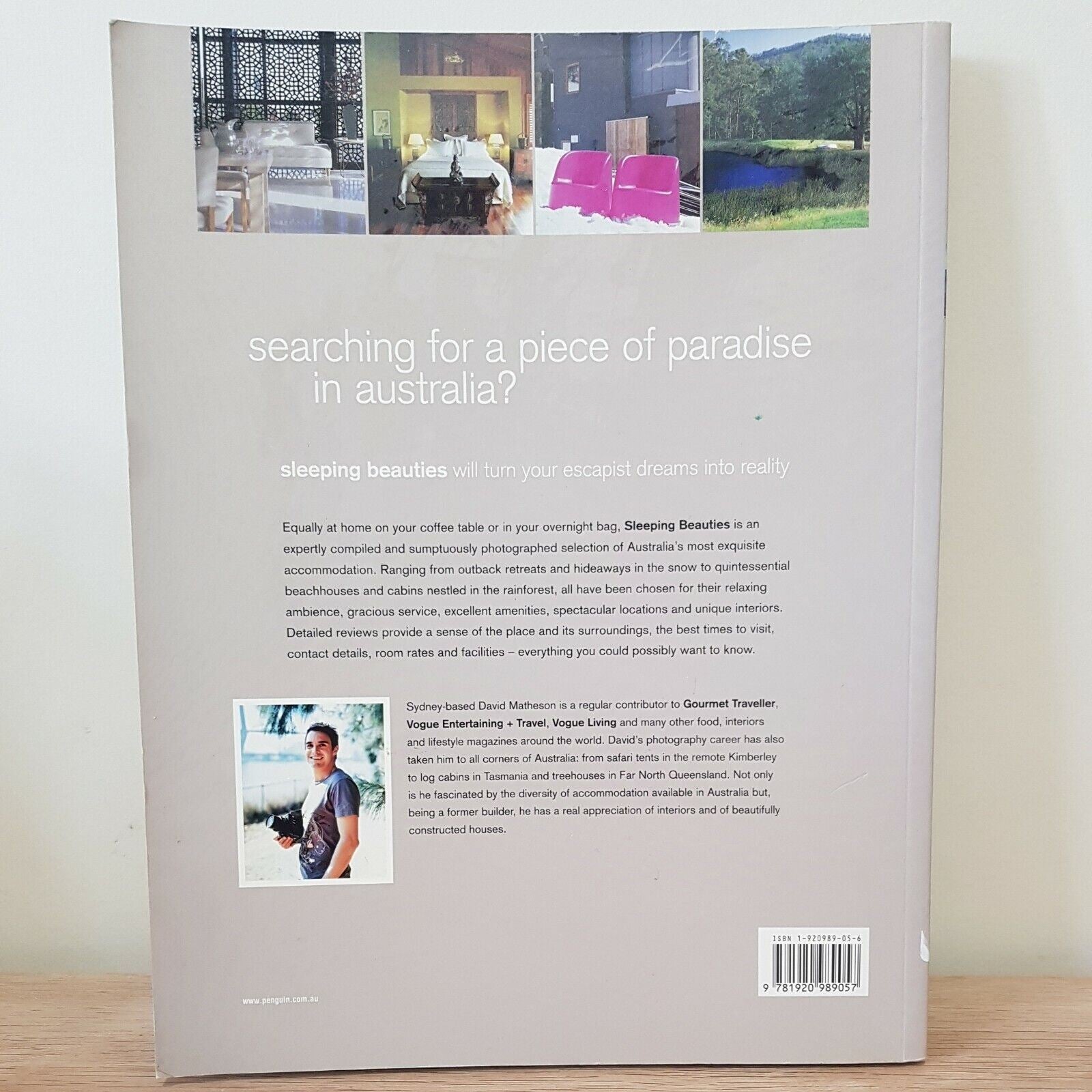 Sleeping Beauties: Australia's Best Places to Stay by David Matheson (Paperback)
